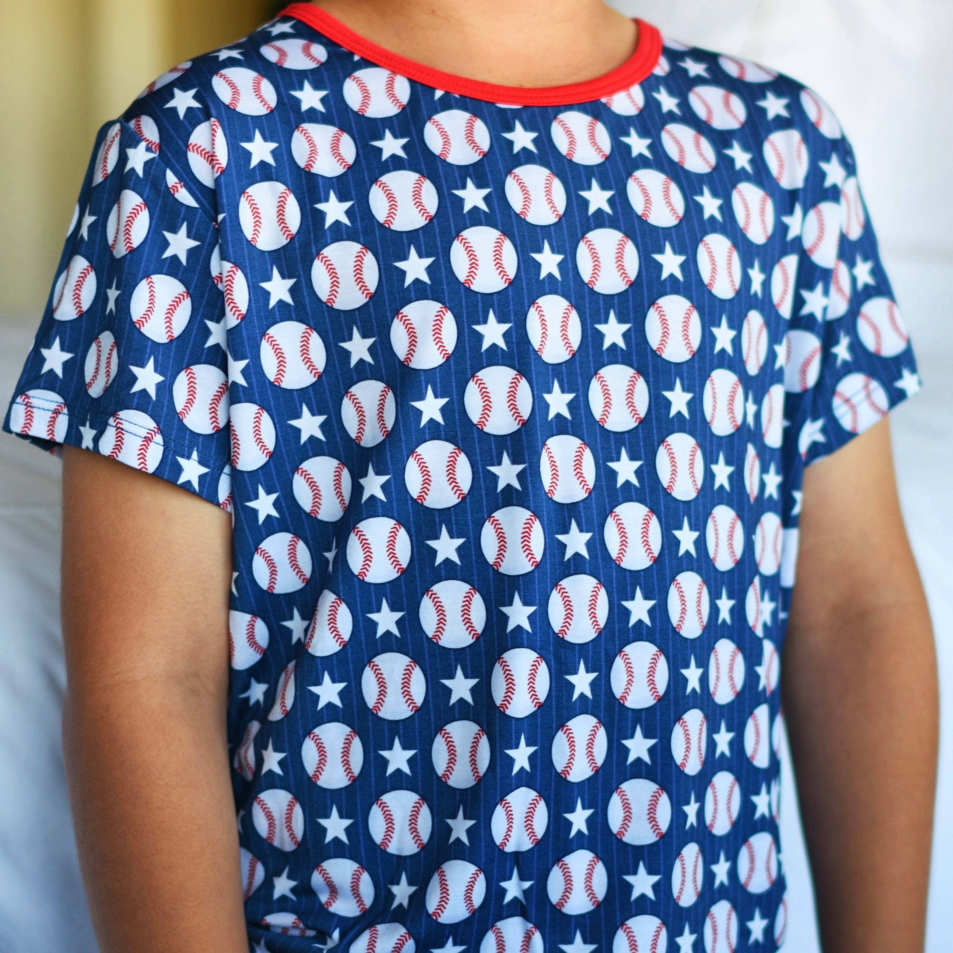 Baseball Bamboo Jogger Pajamas