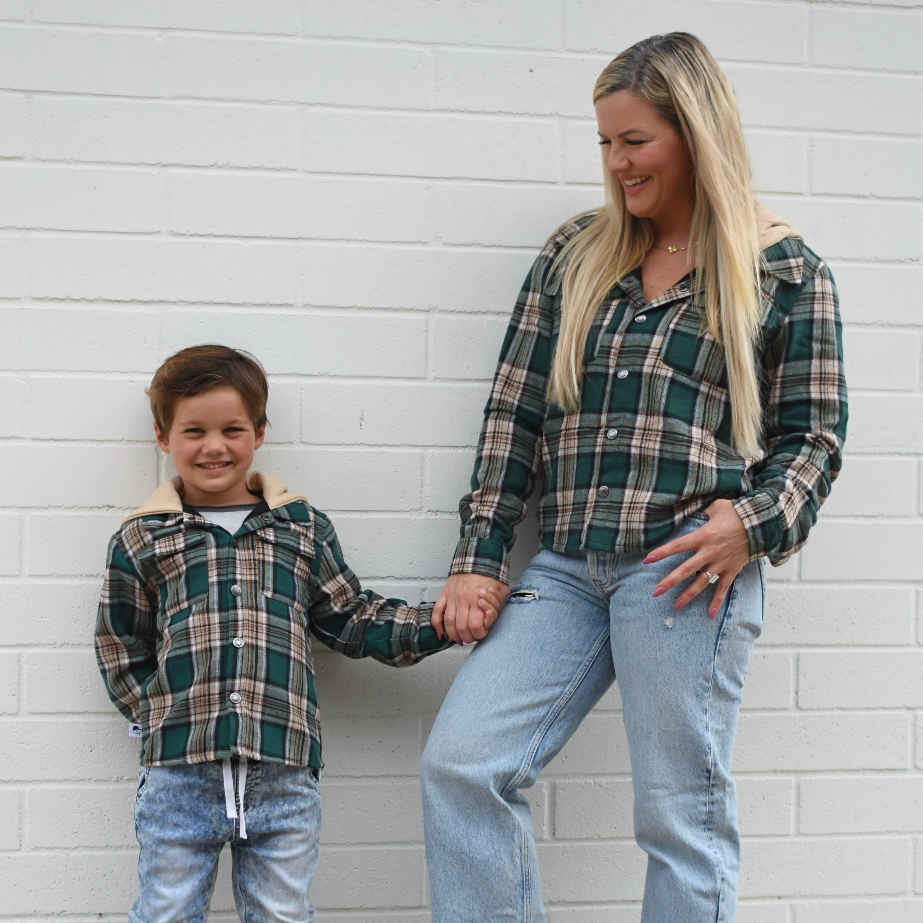Adult Hooded Double Lined Flannel