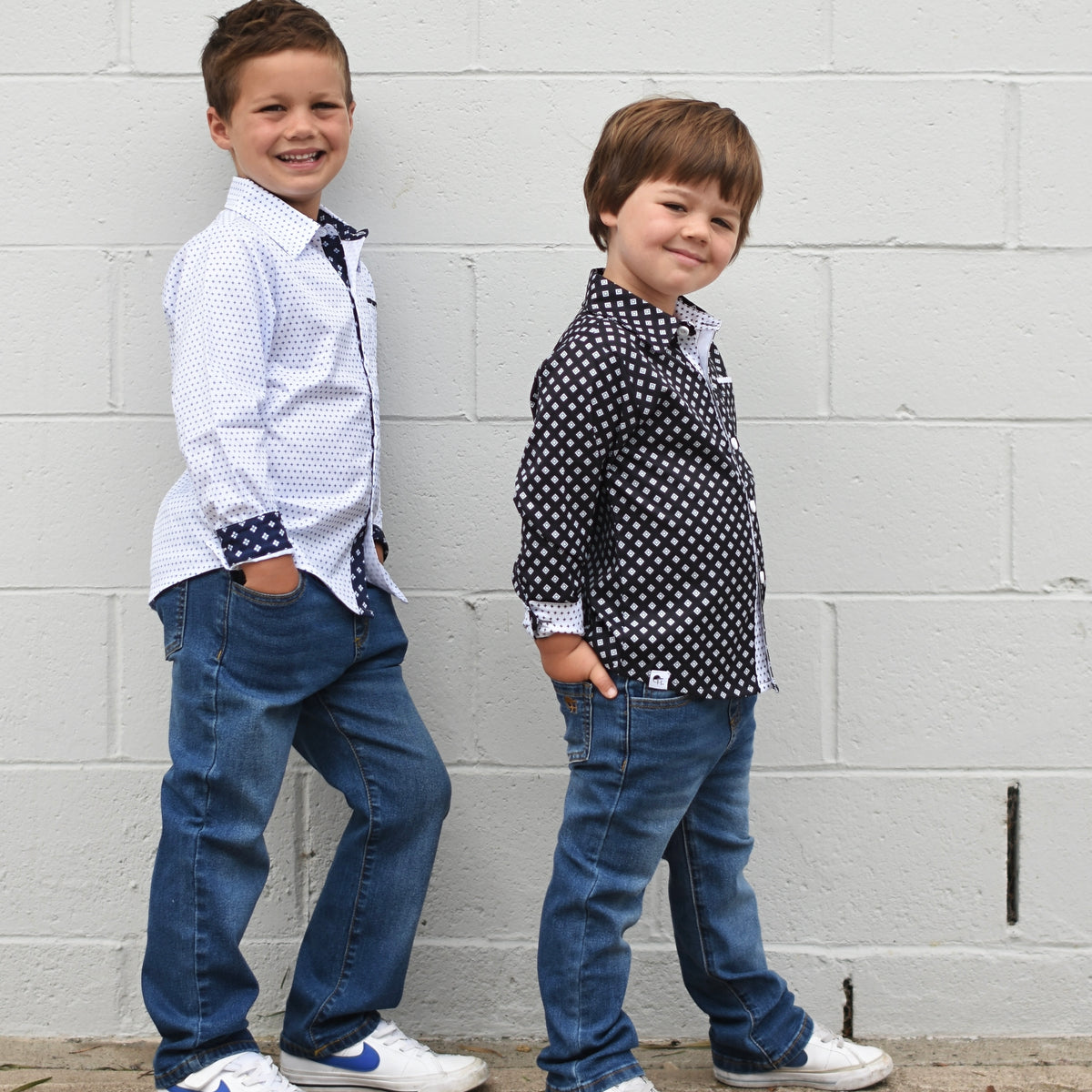 Long Sleeve Collared Shirt