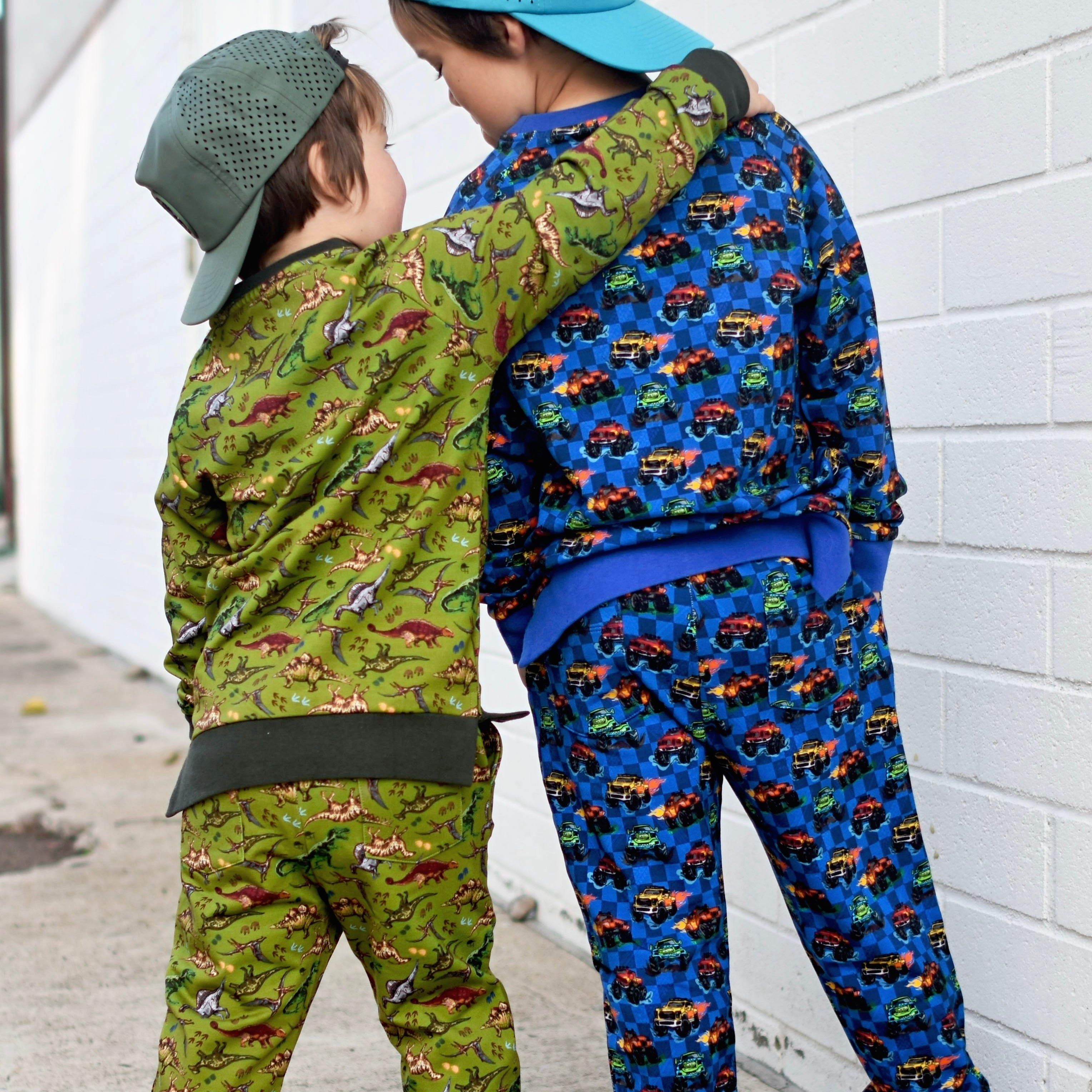 Dino Bamboo Crew Top + Jogger