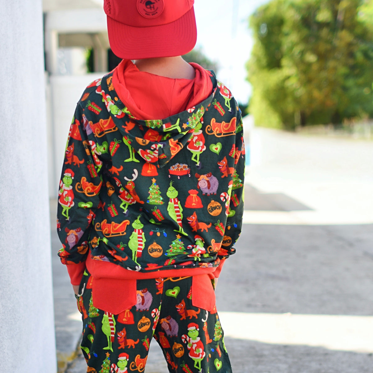 Green Guy Christmas Bamboo Hoodie + Jogger