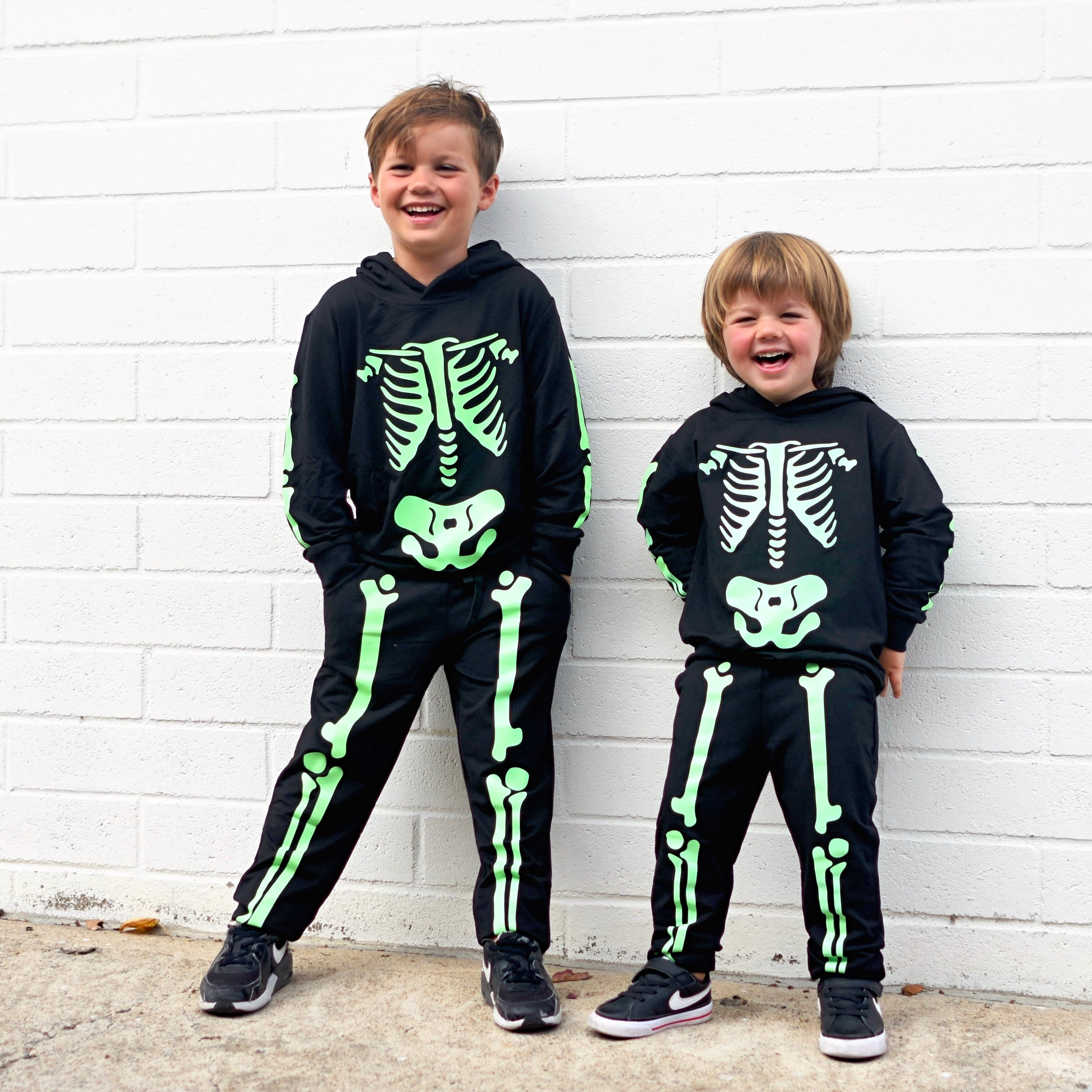 Glow in the Dark Skeleton Bamboo Hoodie Jogger