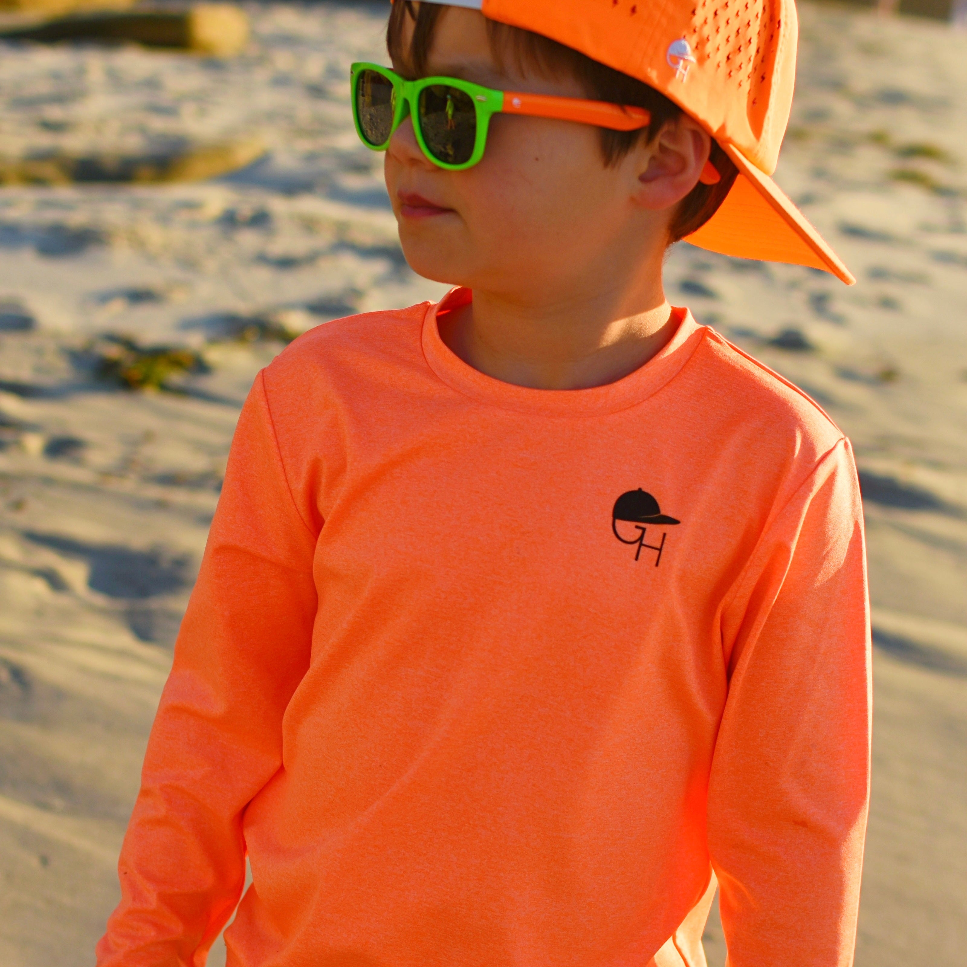 Neon Spotfast™ Sun Protection LS Swim Shirt