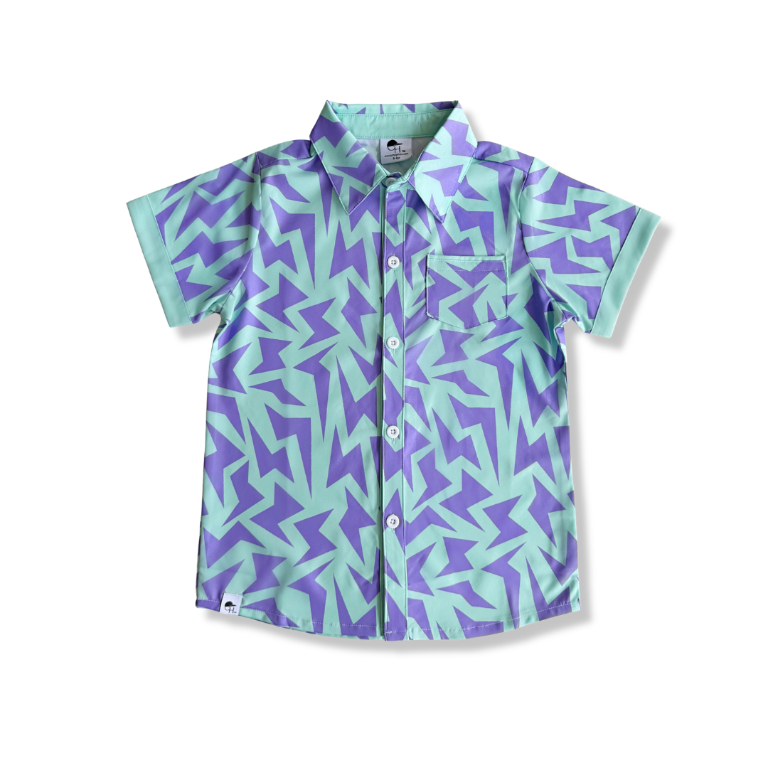Bolt Short Sleeve Collared Tee