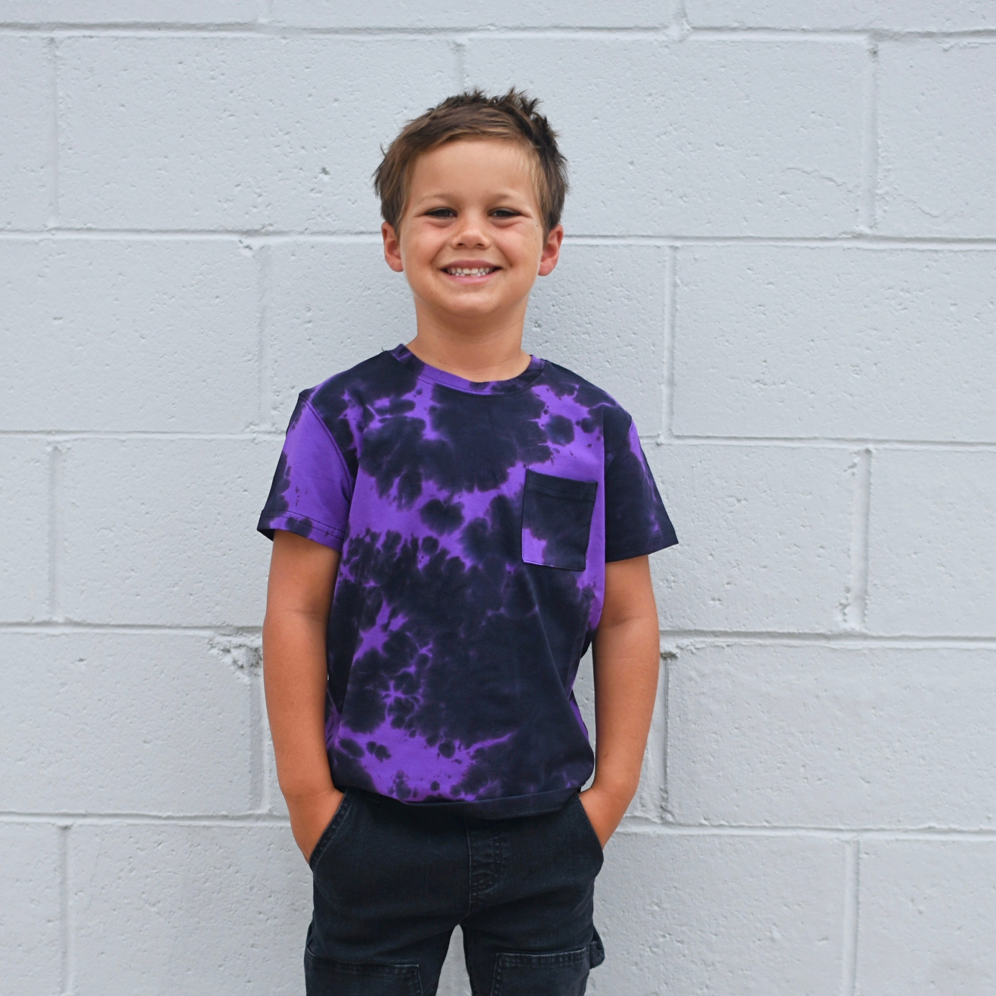 Halloween Acid Wash Cotton Tee