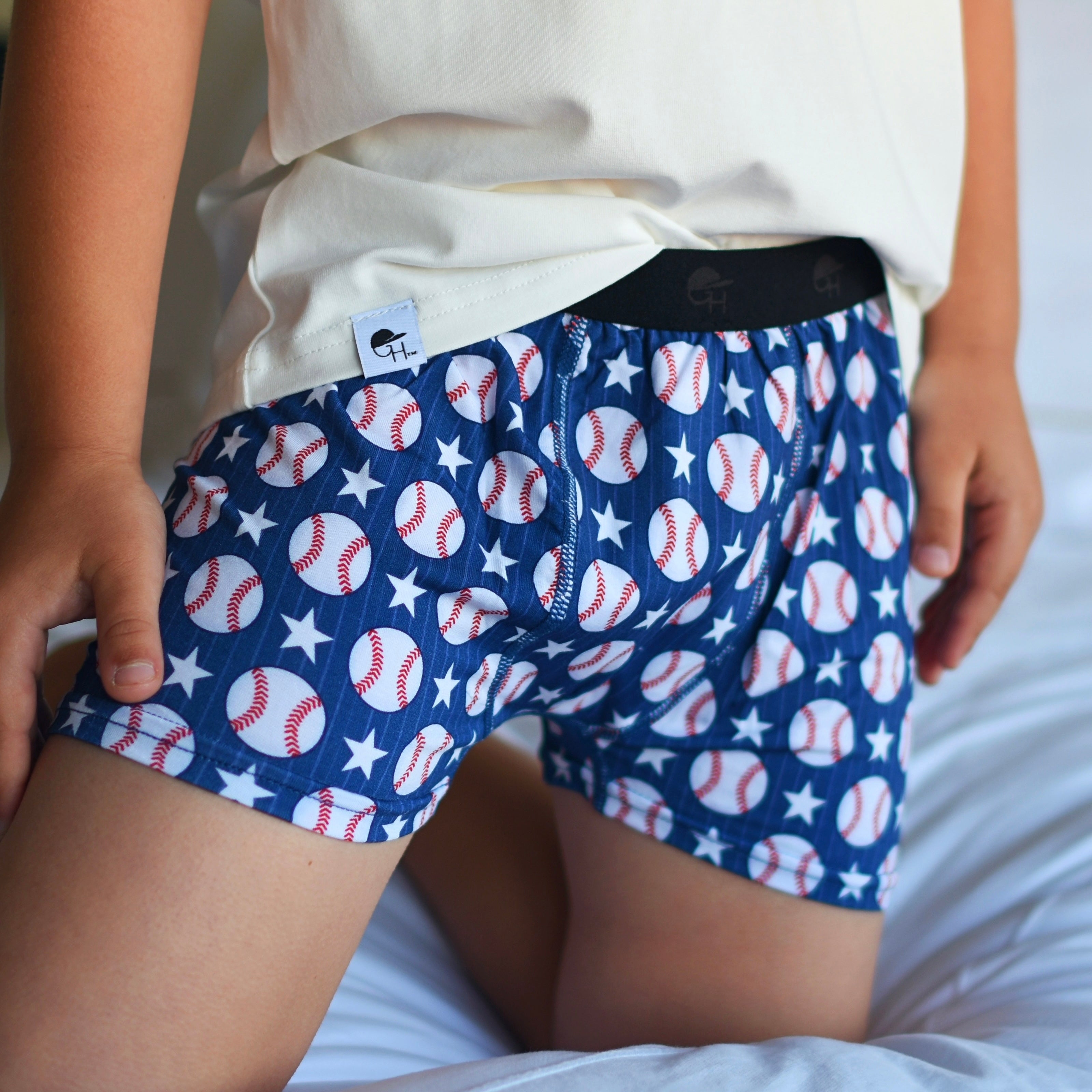 Baseball Bamboo Boxer Briefs