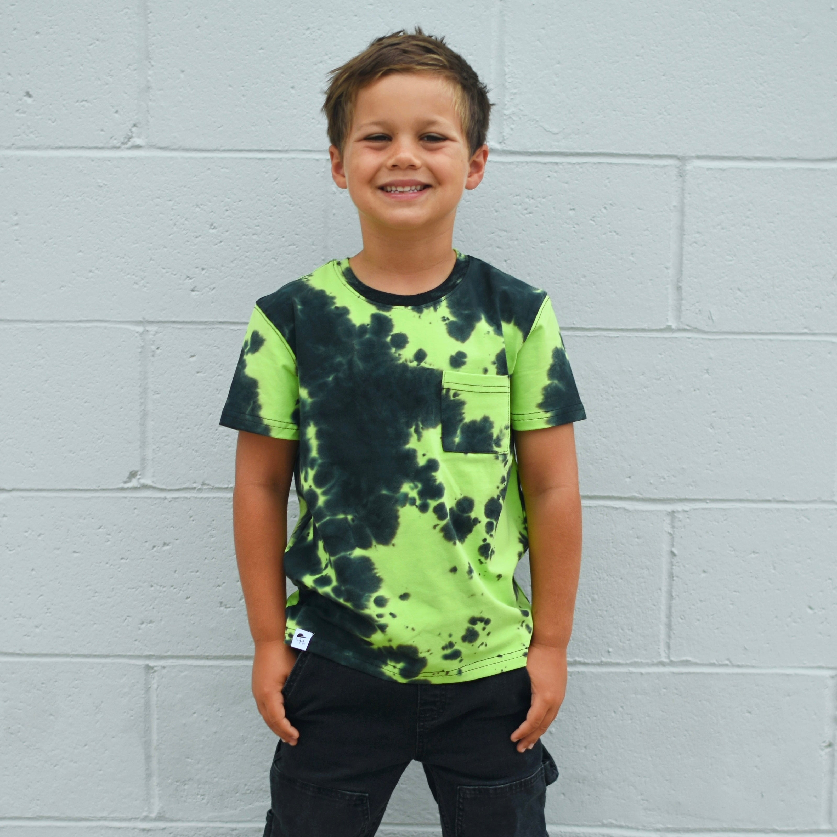 Halloween Acid Wash Cotton Tee