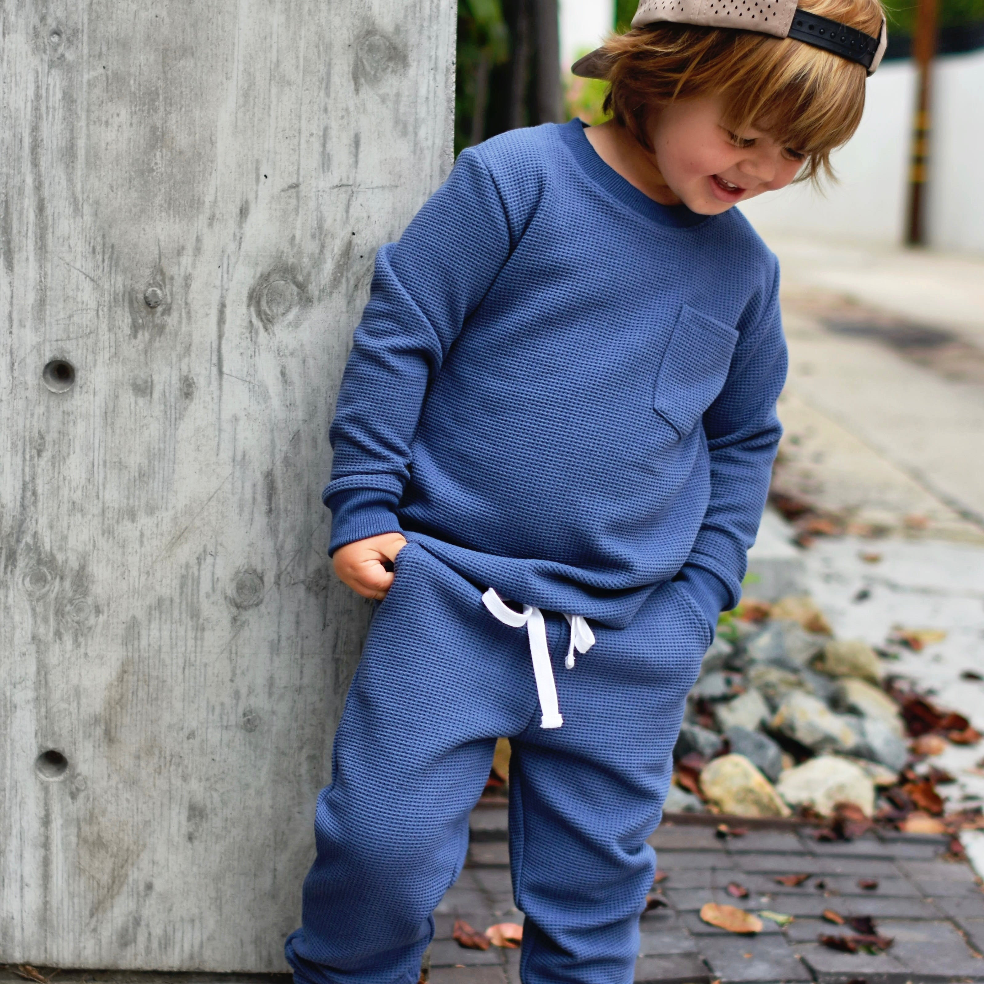 Waffle Long Sleeve Tee