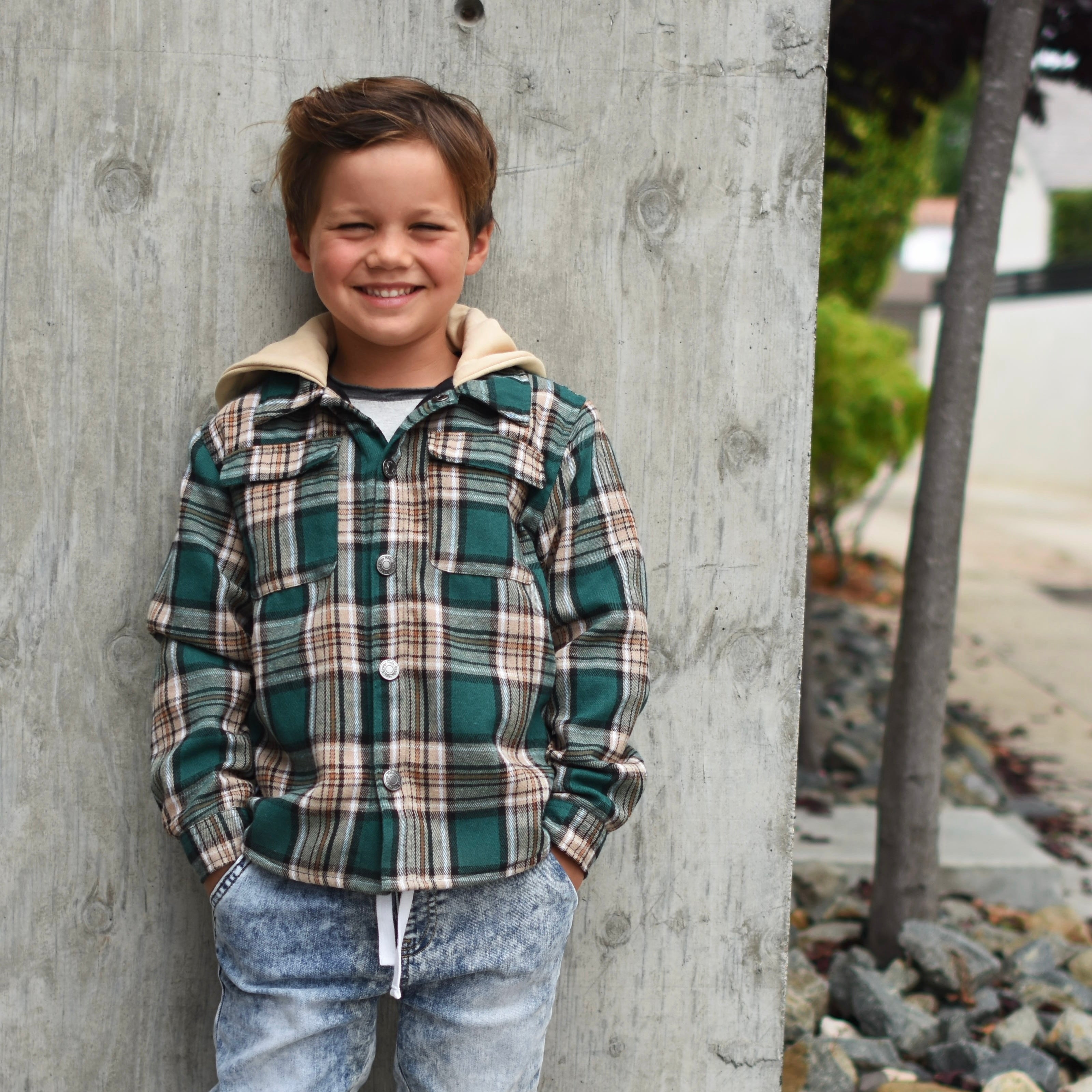 Hooded Double Lined Flannel