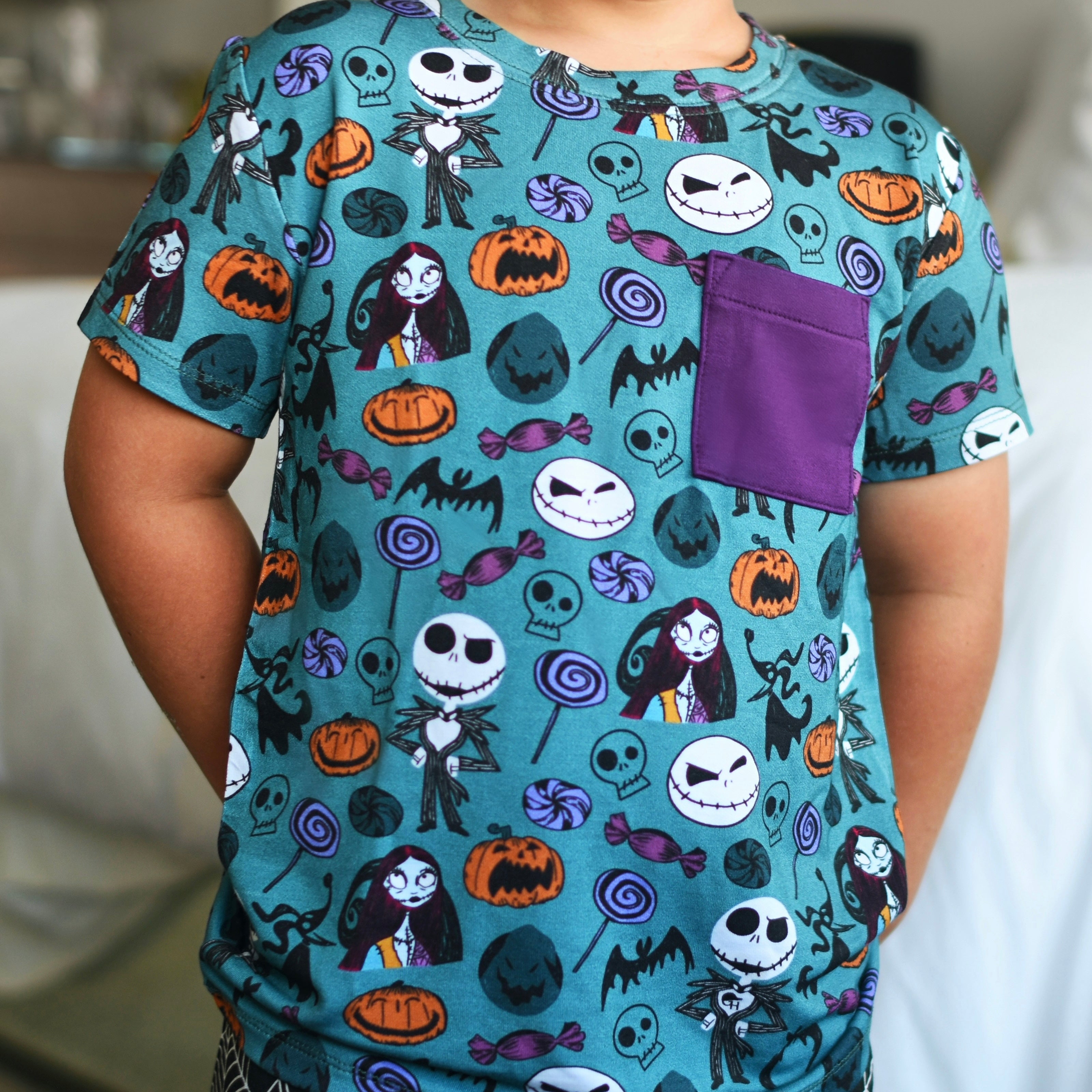 Halloween Bamboo Pocket Tees