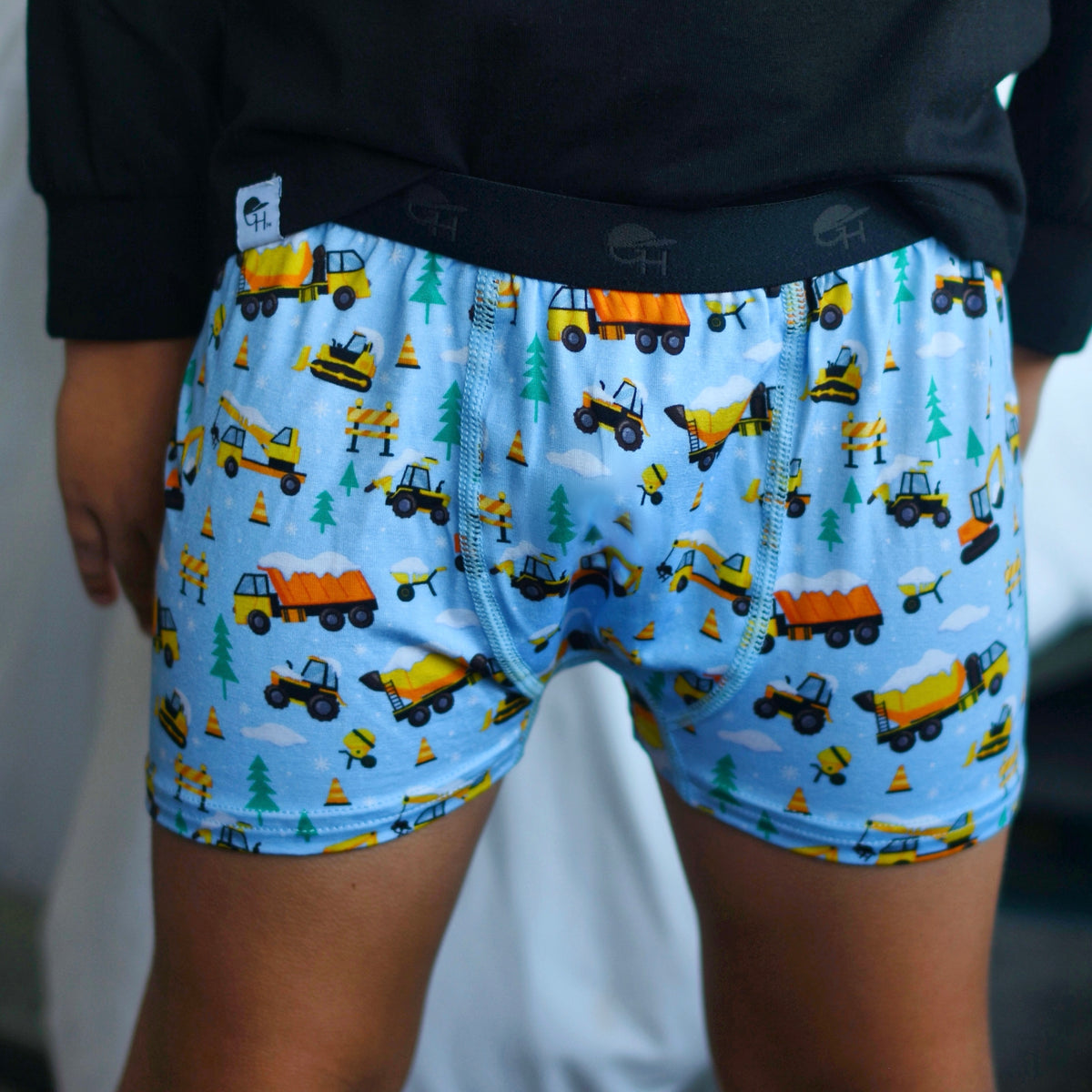 Winter Vehicle Bamboo Boxer Briefs