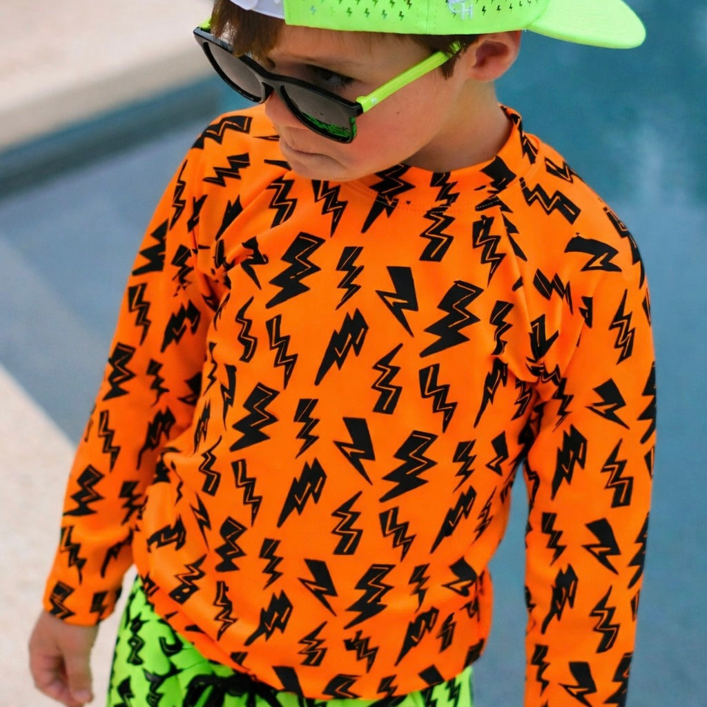 Neon Bolts Spotfast™ Rash Guard