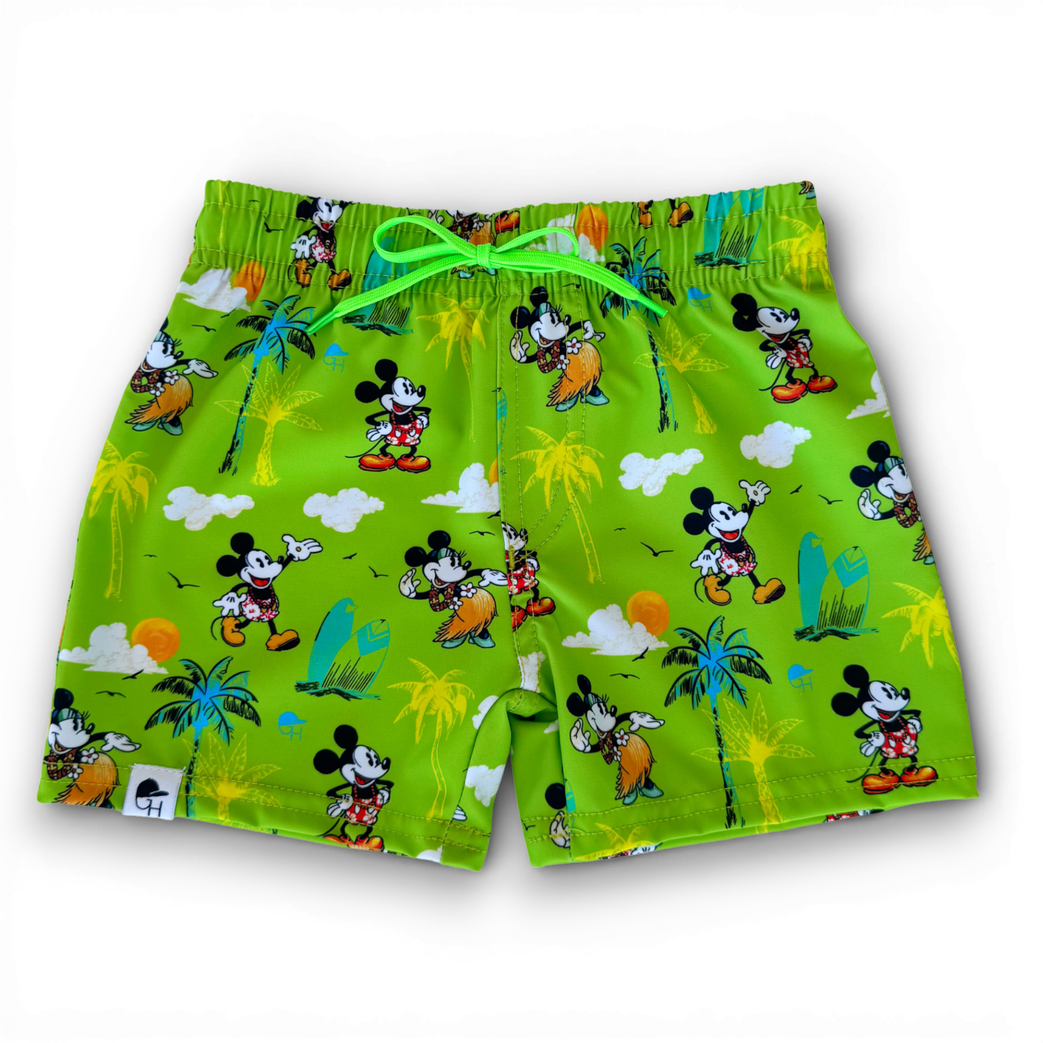 Hawaiian Mouse Neon Spotfast™ Hybrid Swim Shorts