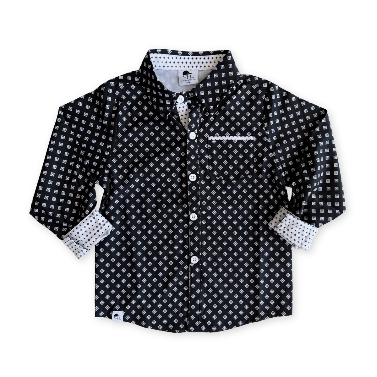 Long Sleeve Collared Shirt