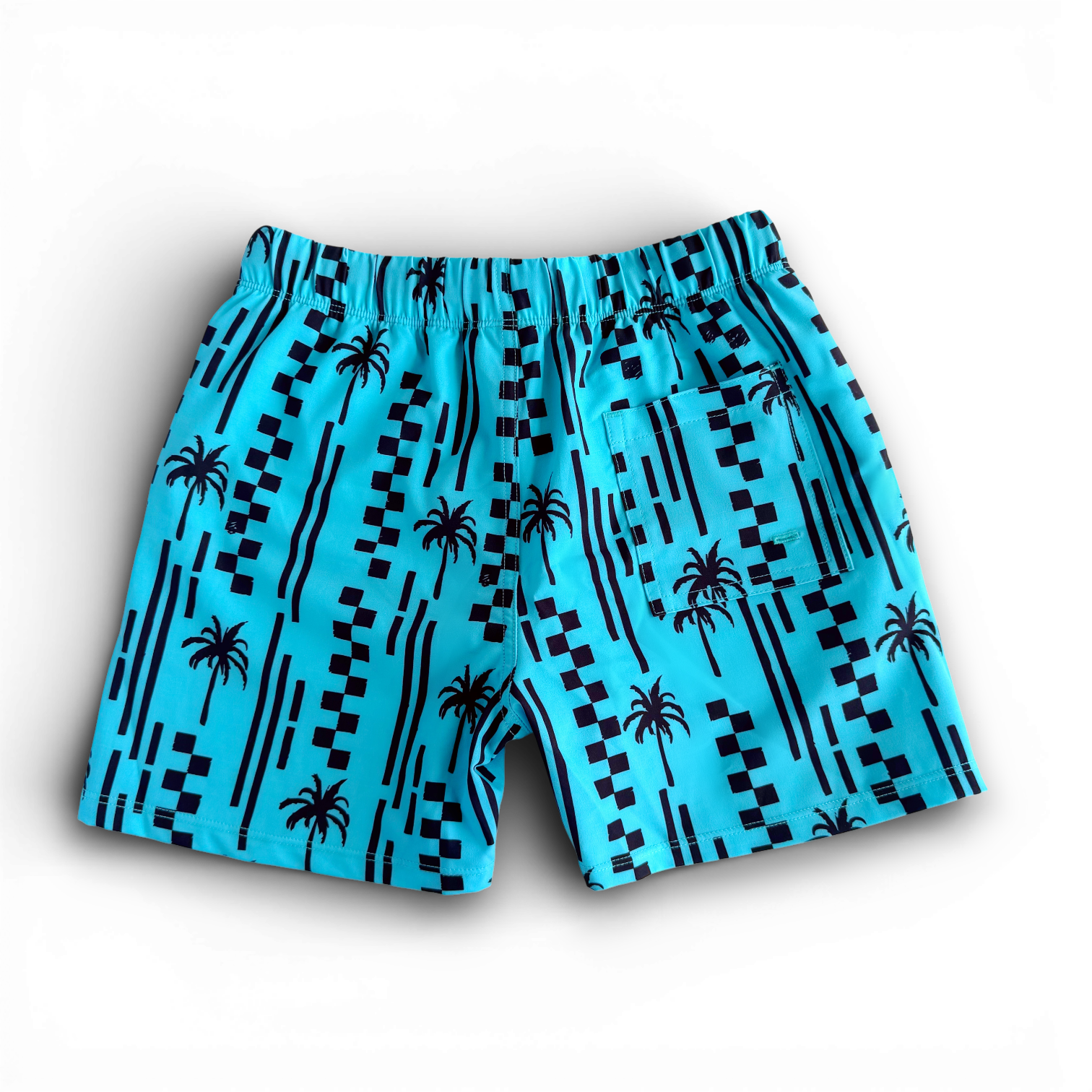 Palm Check Performance Lined Hybrid Swim Shorts