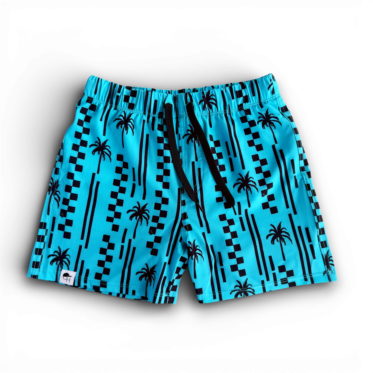 Palm Check Performance Lined Hybrid Swim Shorts