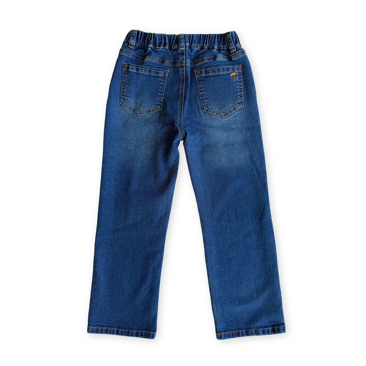Blue Relaxed Denim Jeans