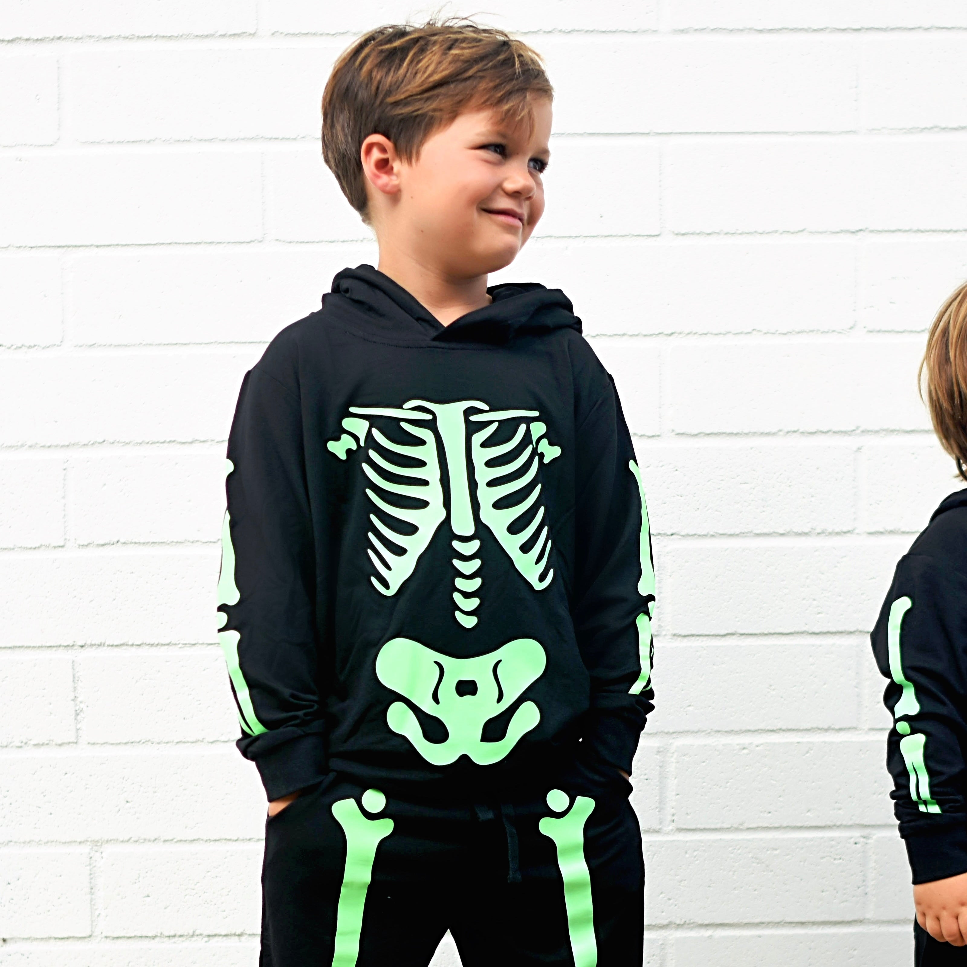 Glow in the Dark Skeleton Bamboo Hoodie Jogger