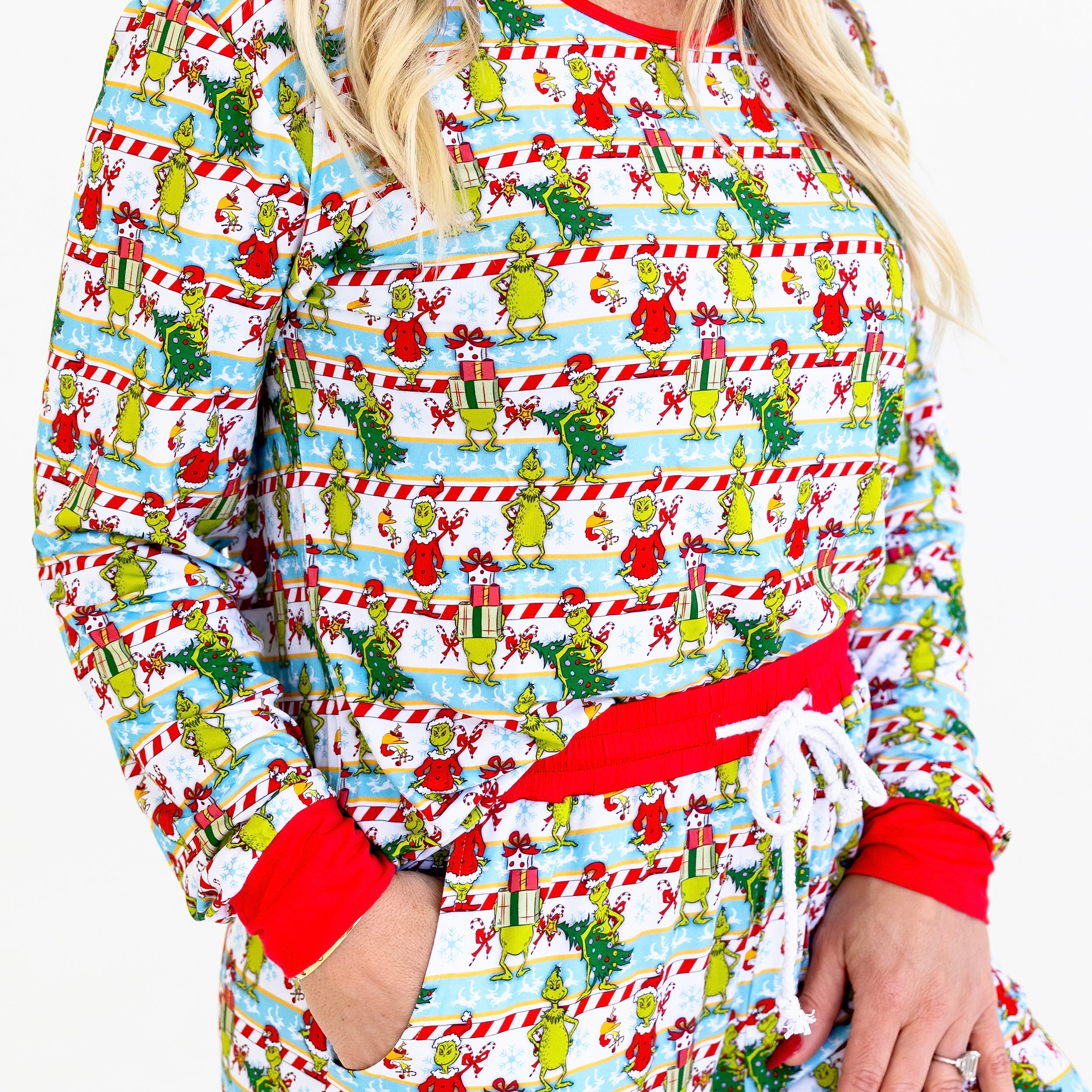Grinch Adult Bamboo Pajamas