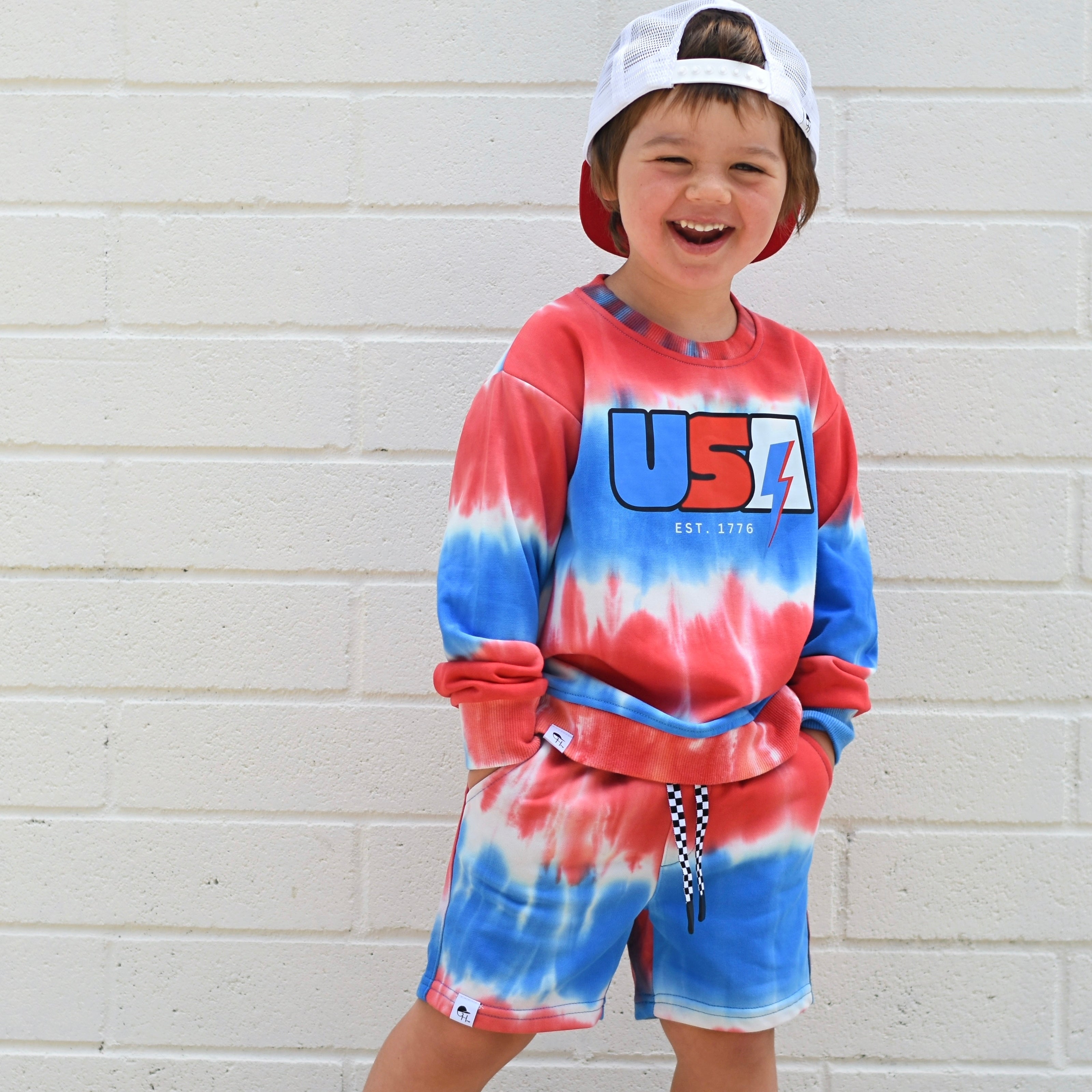 USA Cotton Terry Crew