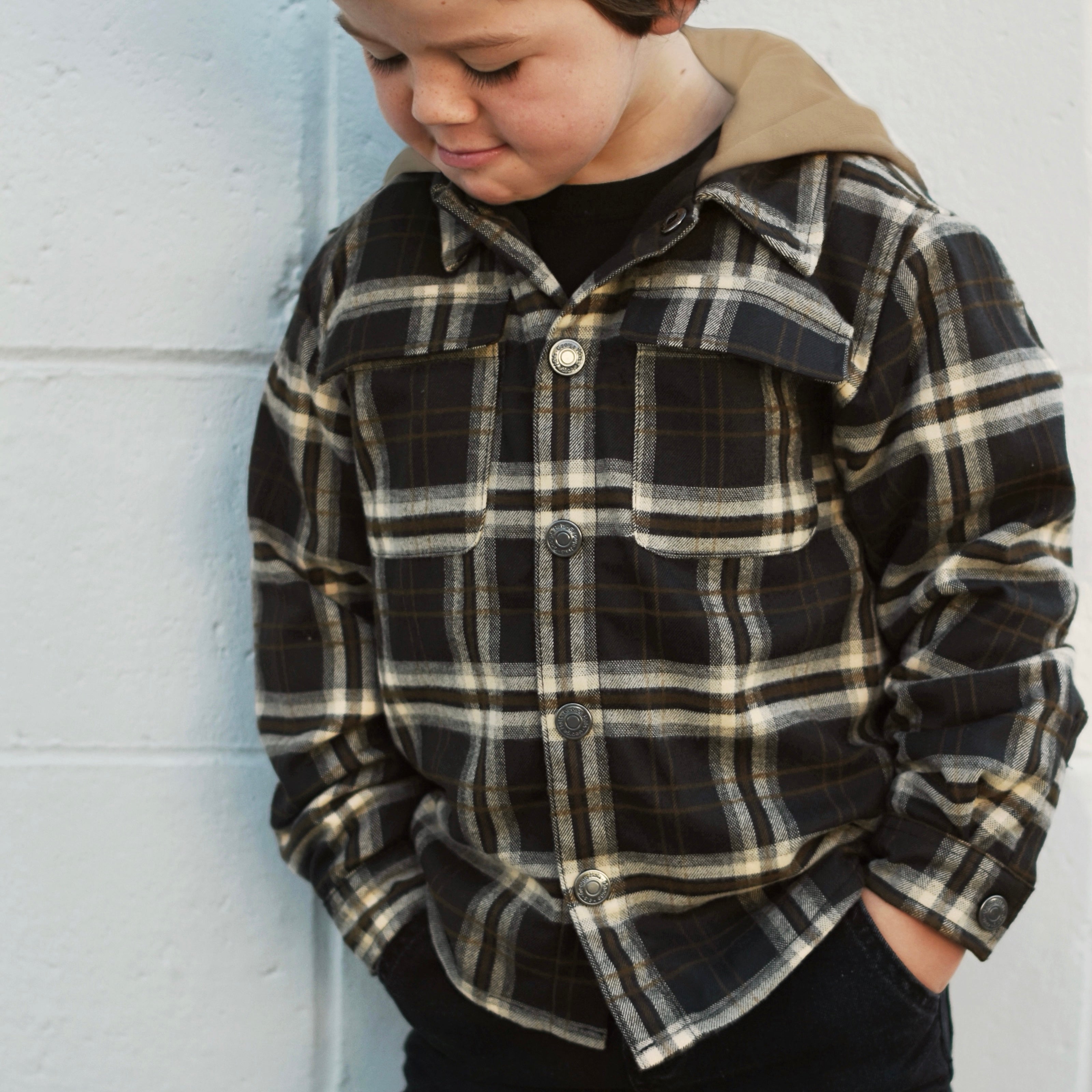 Hooded Double Lined Flannel