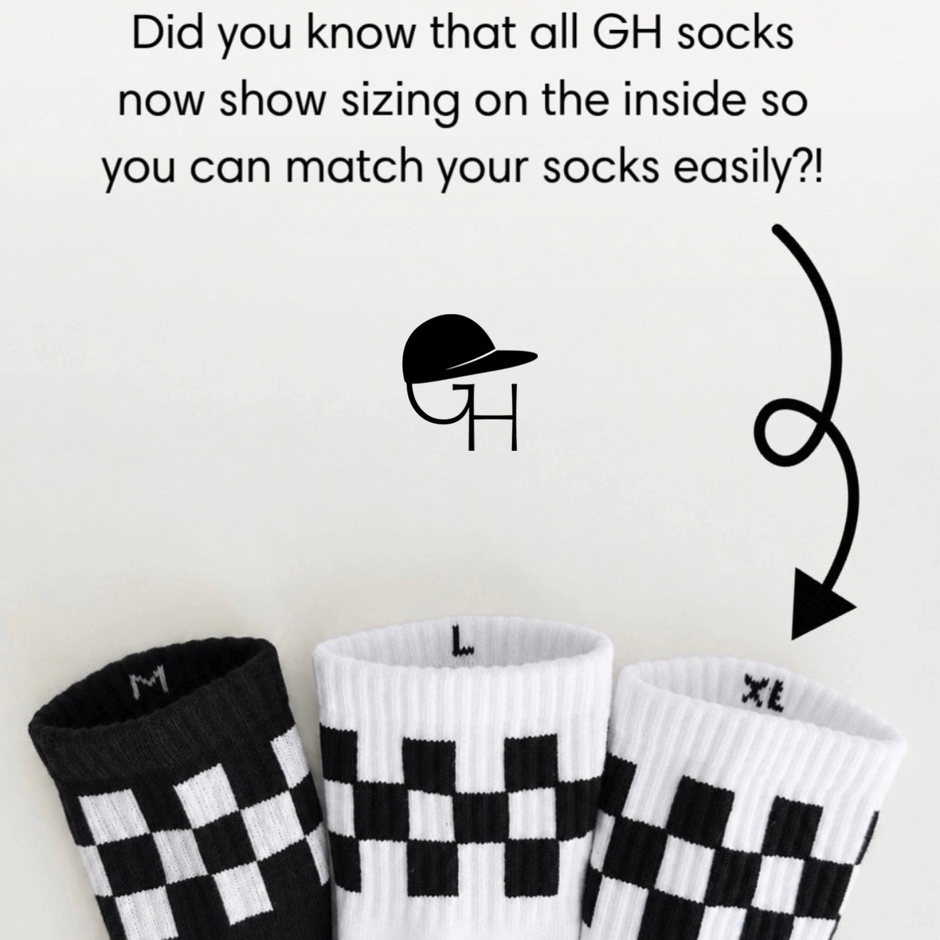 Checkered Crew Socks