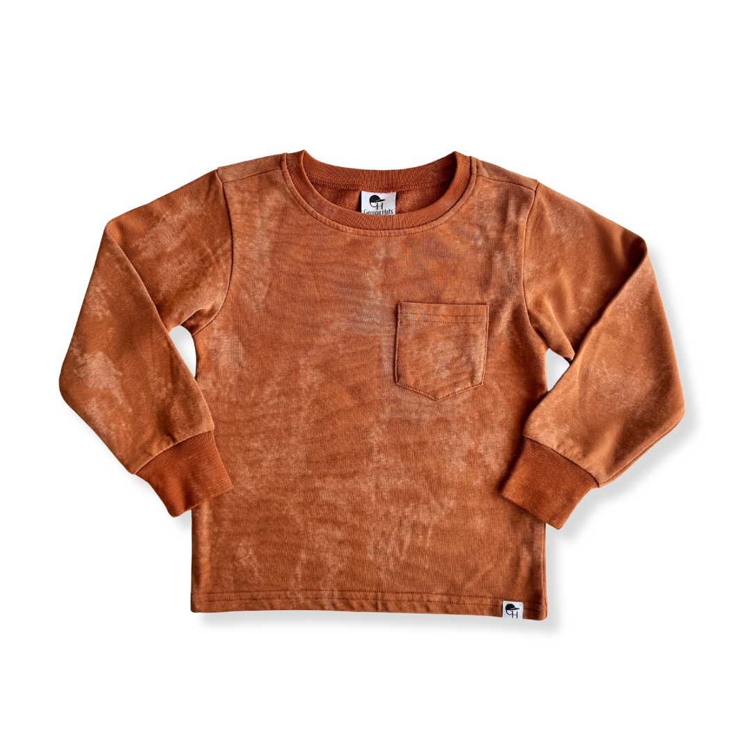 Acid Wash Long Sleeve Tee