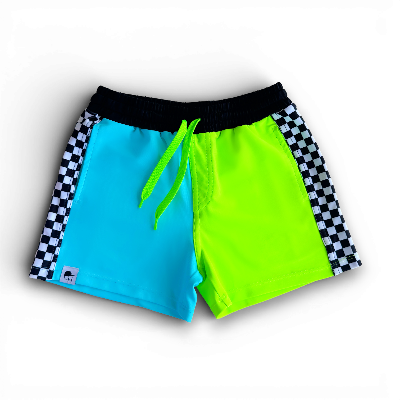 Check Colorblock Neon Spotfast™ Fusion Swim Shorts