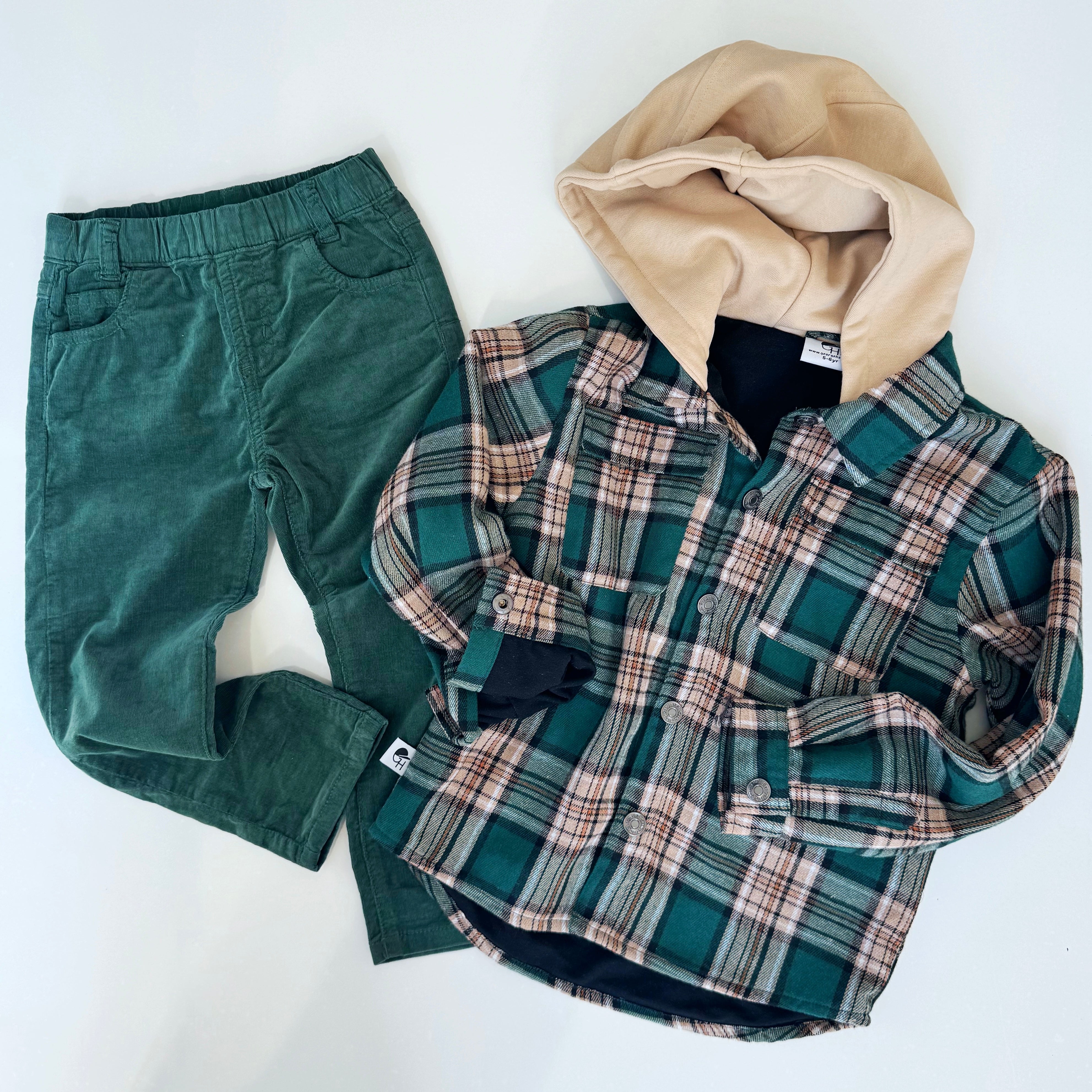 Hooded Double Lined Flannel