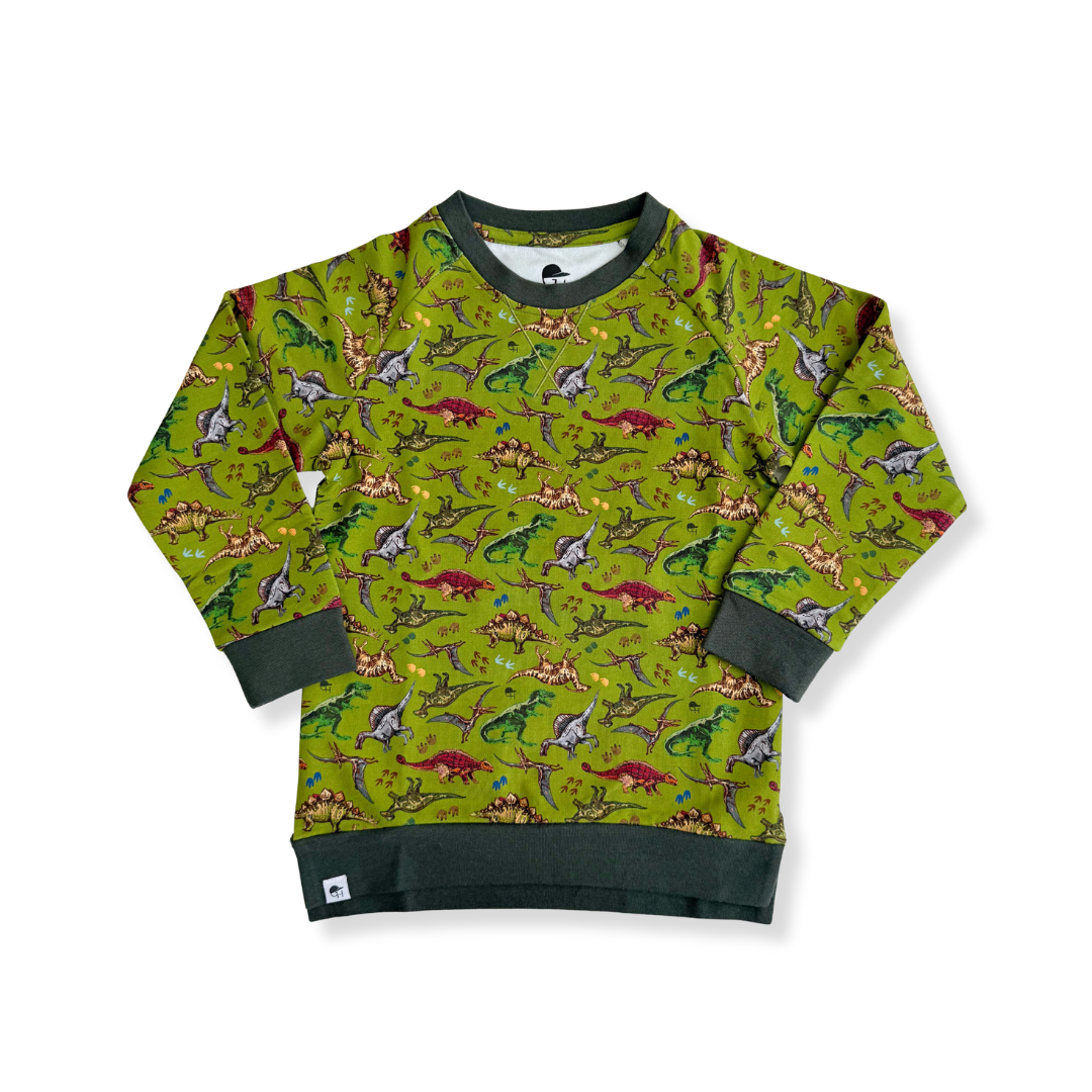 Dino Bamboo Crew Top + Jogger