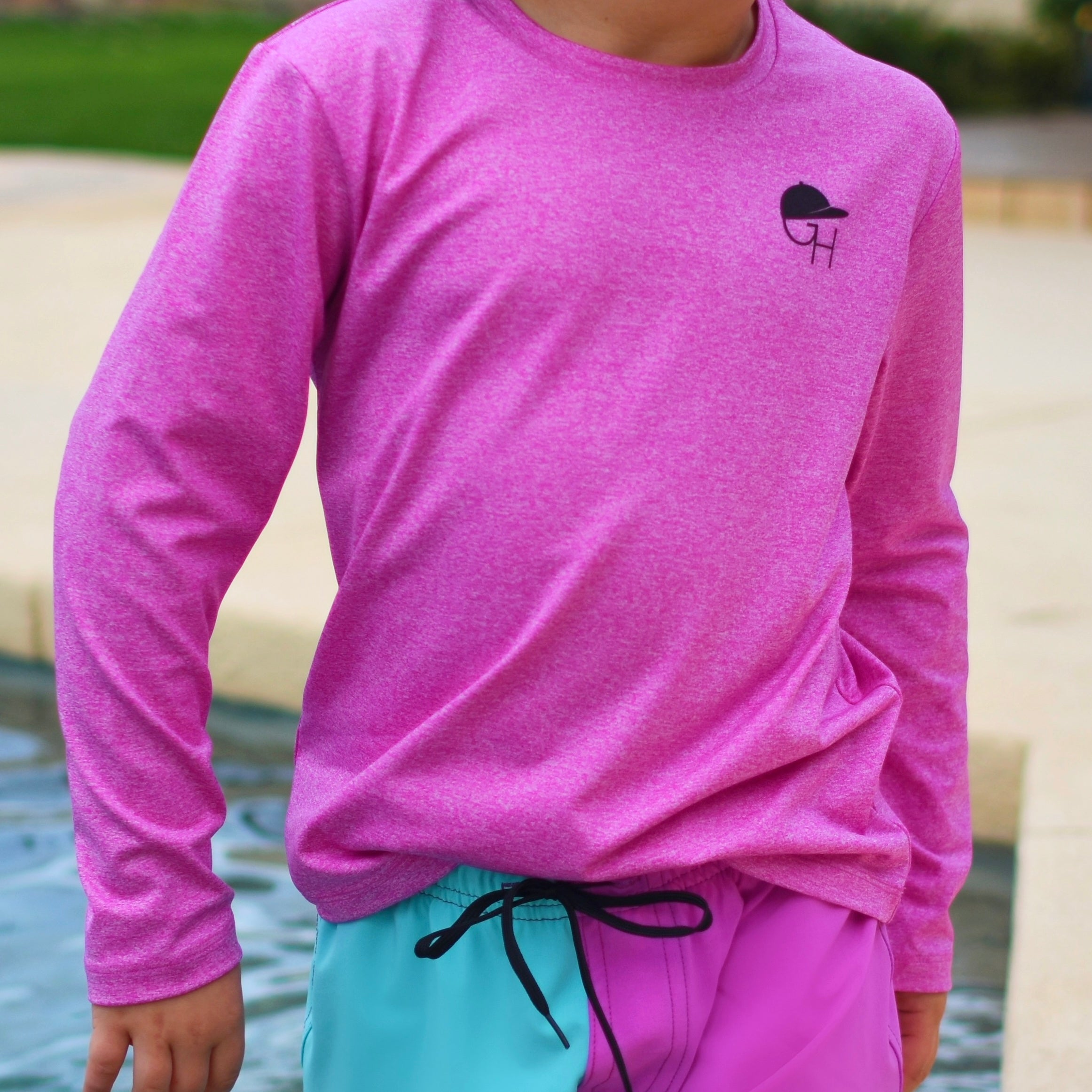 Neon Spotfast™ Sun Protection LS Swim Shirt