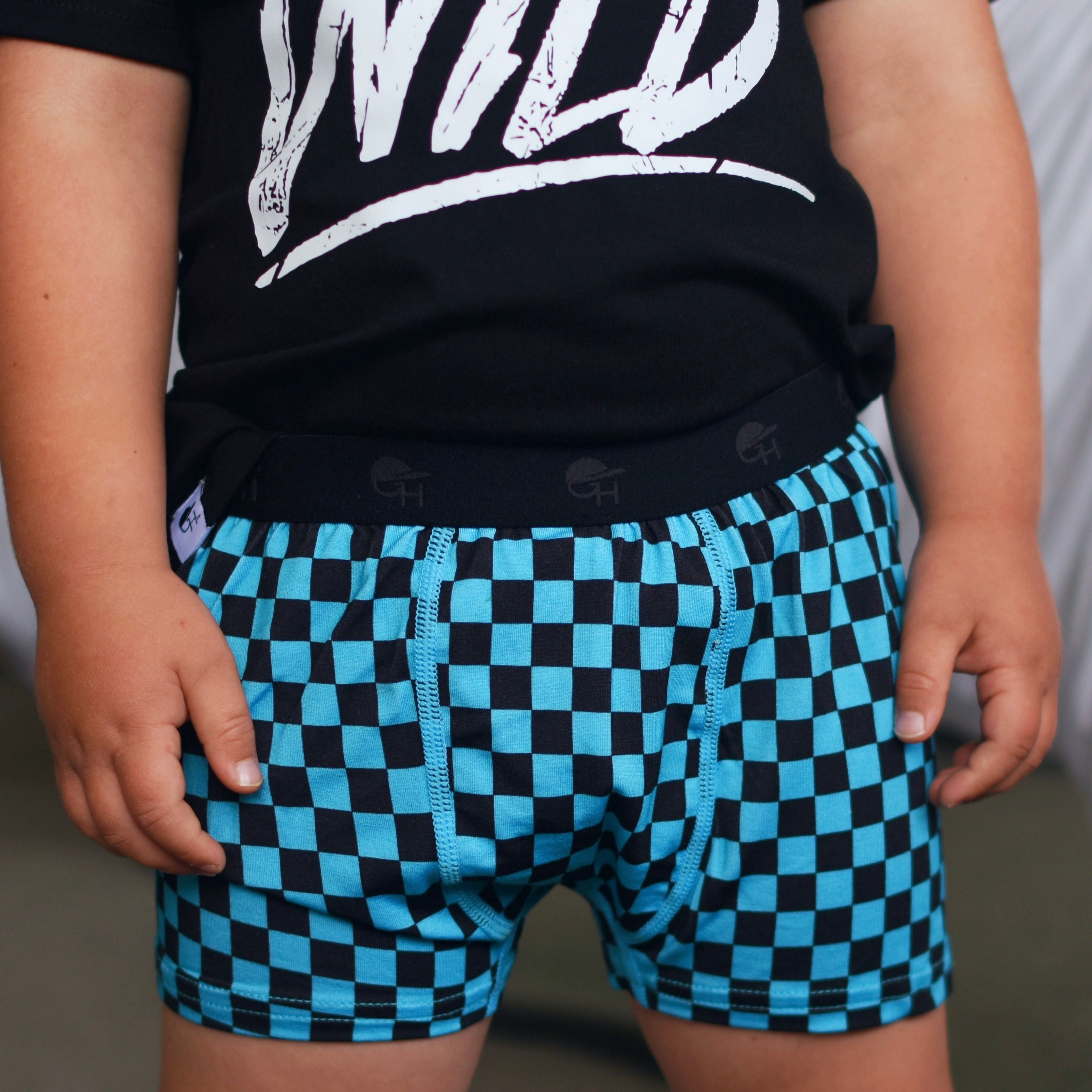 Checks Bamboo Boxer Briefs
