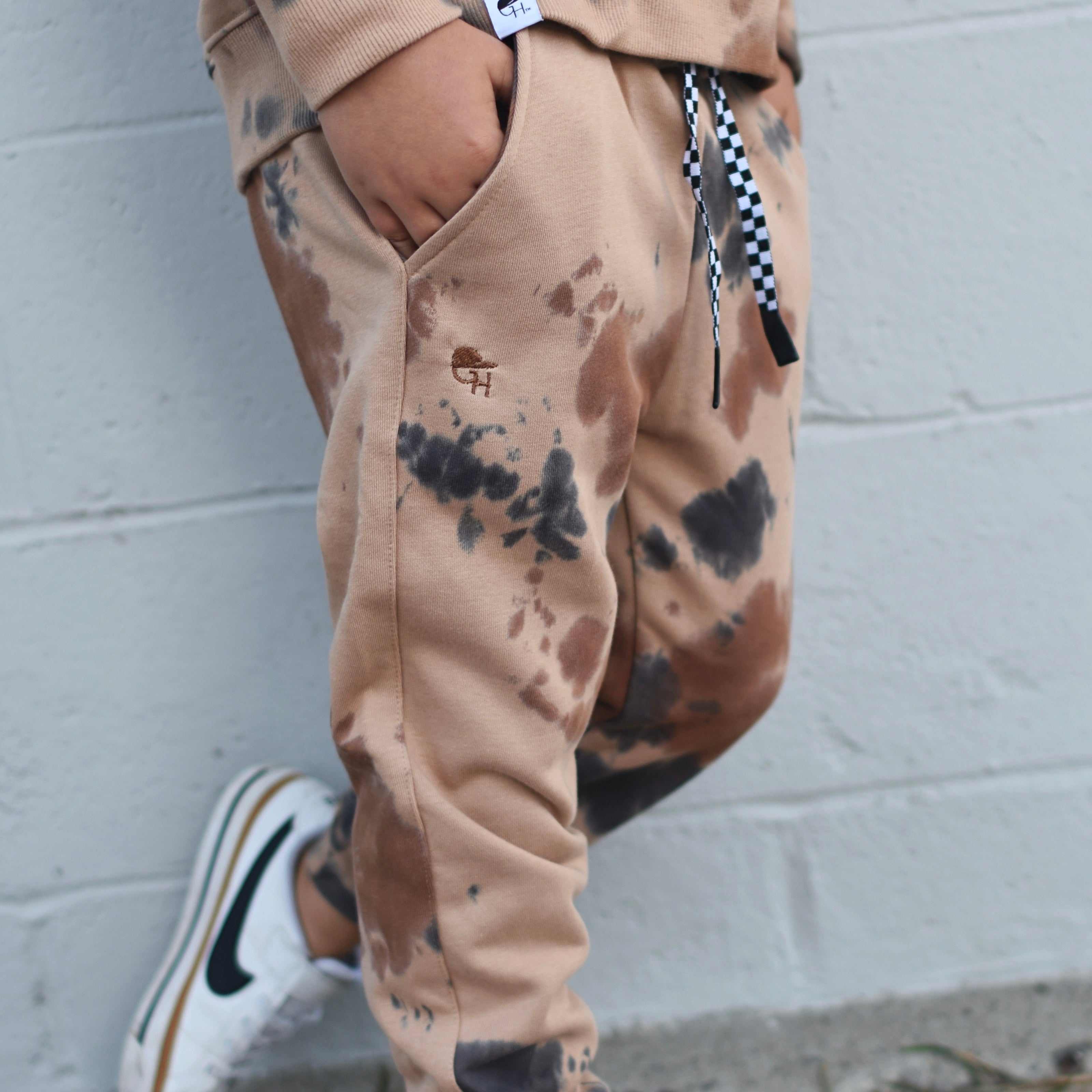 Tie-Dye Terry Crew Top + Jogger