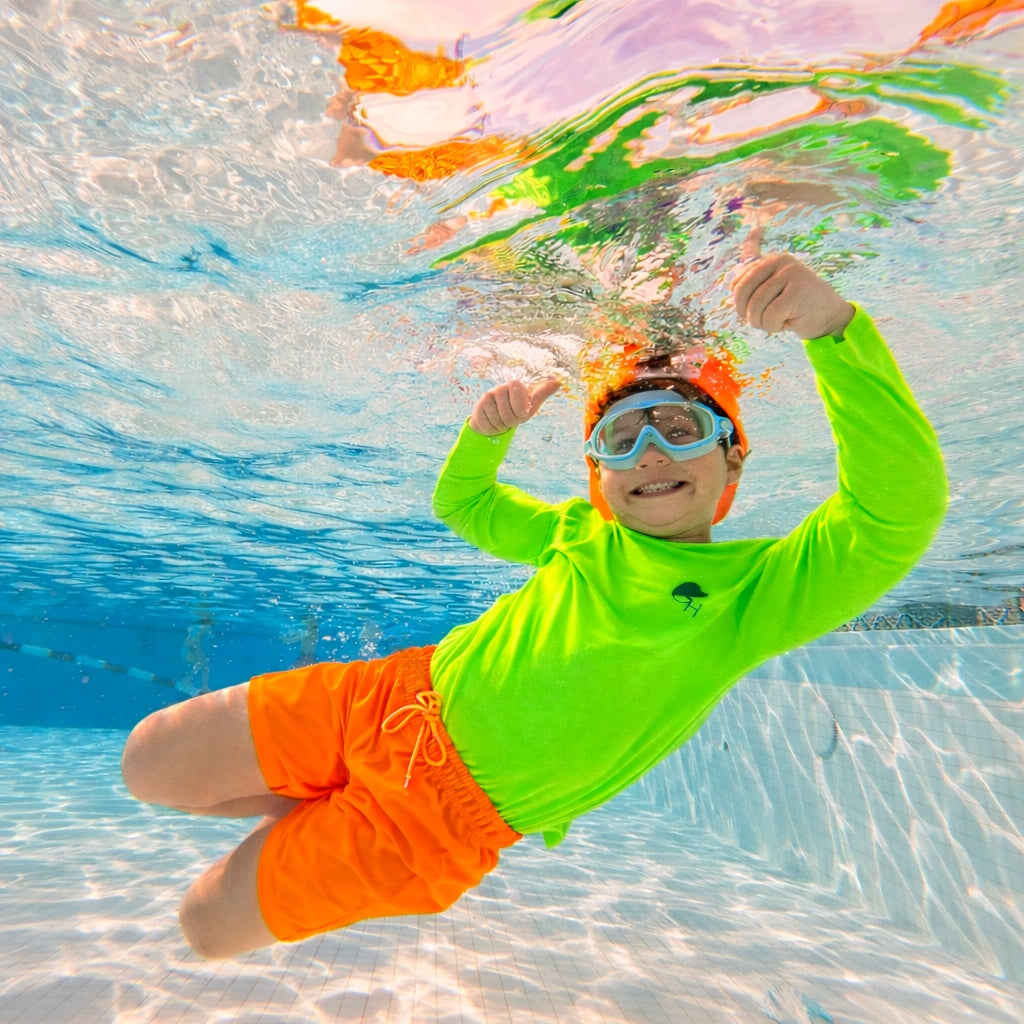Neon Essential Spotfast™ Hybrid Swim Short | Swimsafe™ Boys Swim