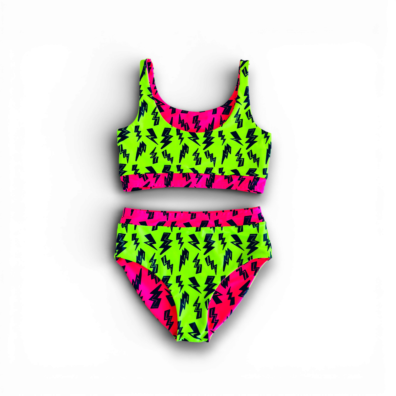 Women’s Reversible Bolt 2-piece Swim Suit