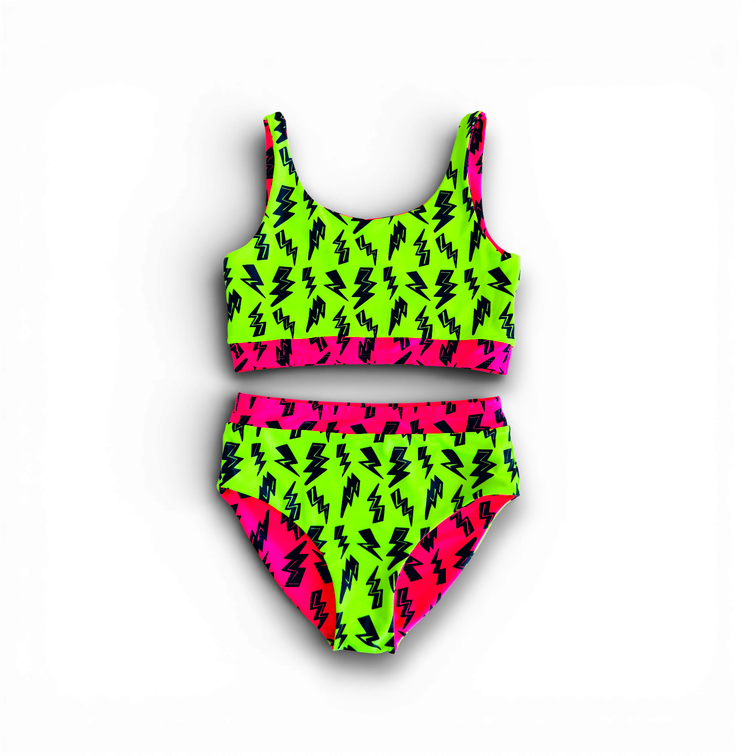 Women’s Reversible Bolt 2-piece Swim Suit