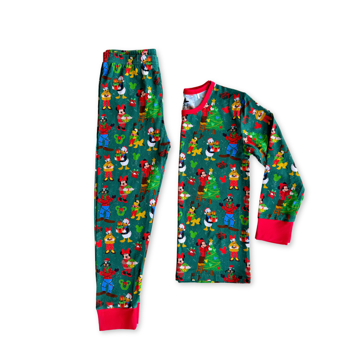 Holiday Mouse Bamboo Long Sleeve Pajamas