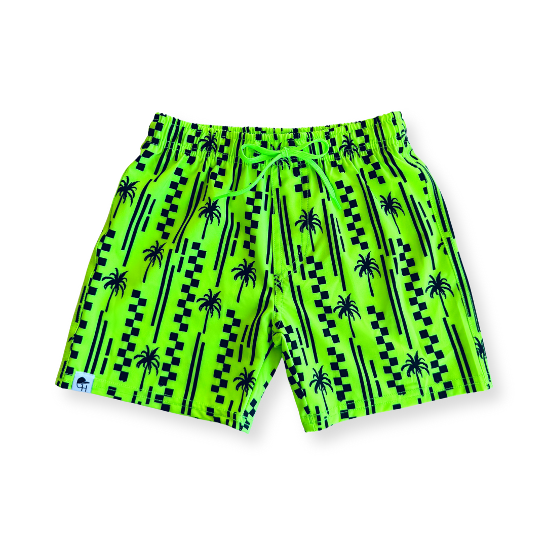 Palm Check Spotfast™ Neon Hybrid Swim Shorts