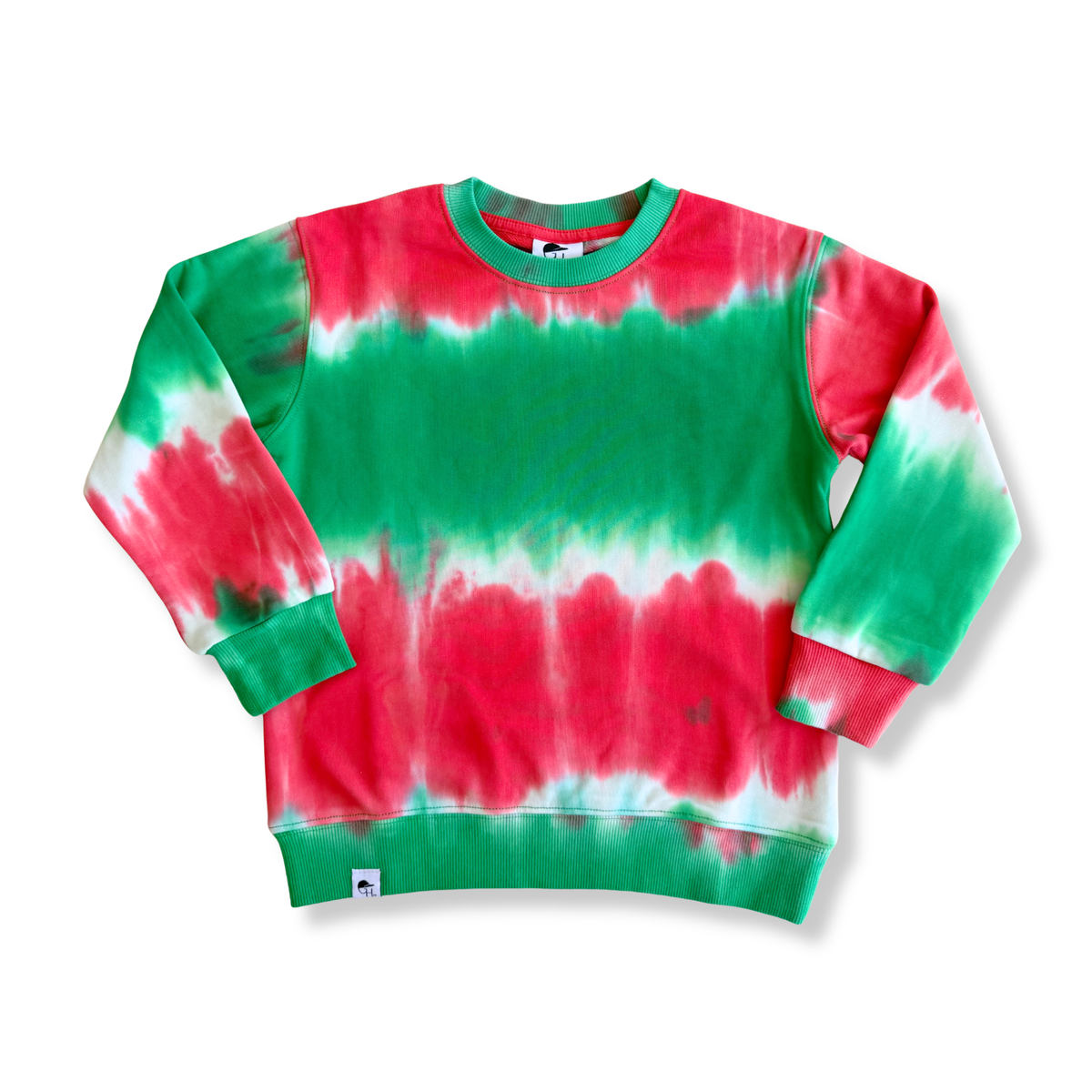 Holiday Tie-Dye Terry Crew Top + Jogger