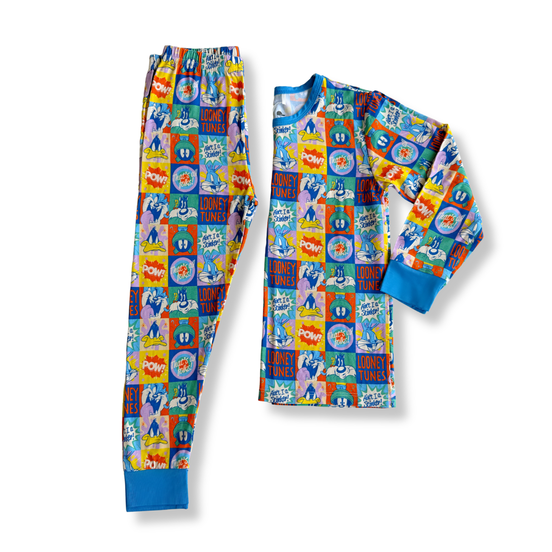 Looney Tunes Bamboo Long Sleeve Pajamas