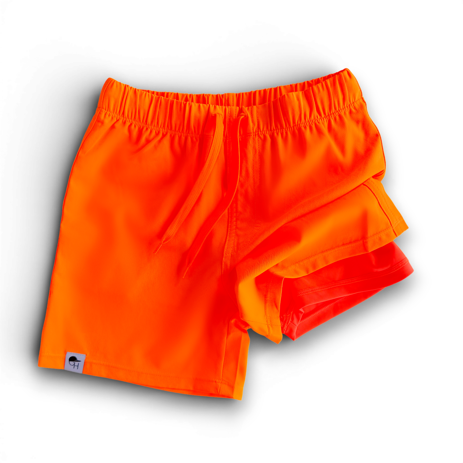 Solid Neon Spotfast™ Performance Lined Hybrid Swim Shorts