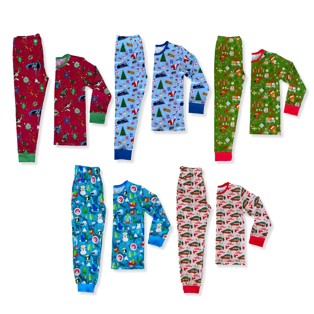 WB Holiday Bamboo Long Sleeve Pajamas Pre-Order