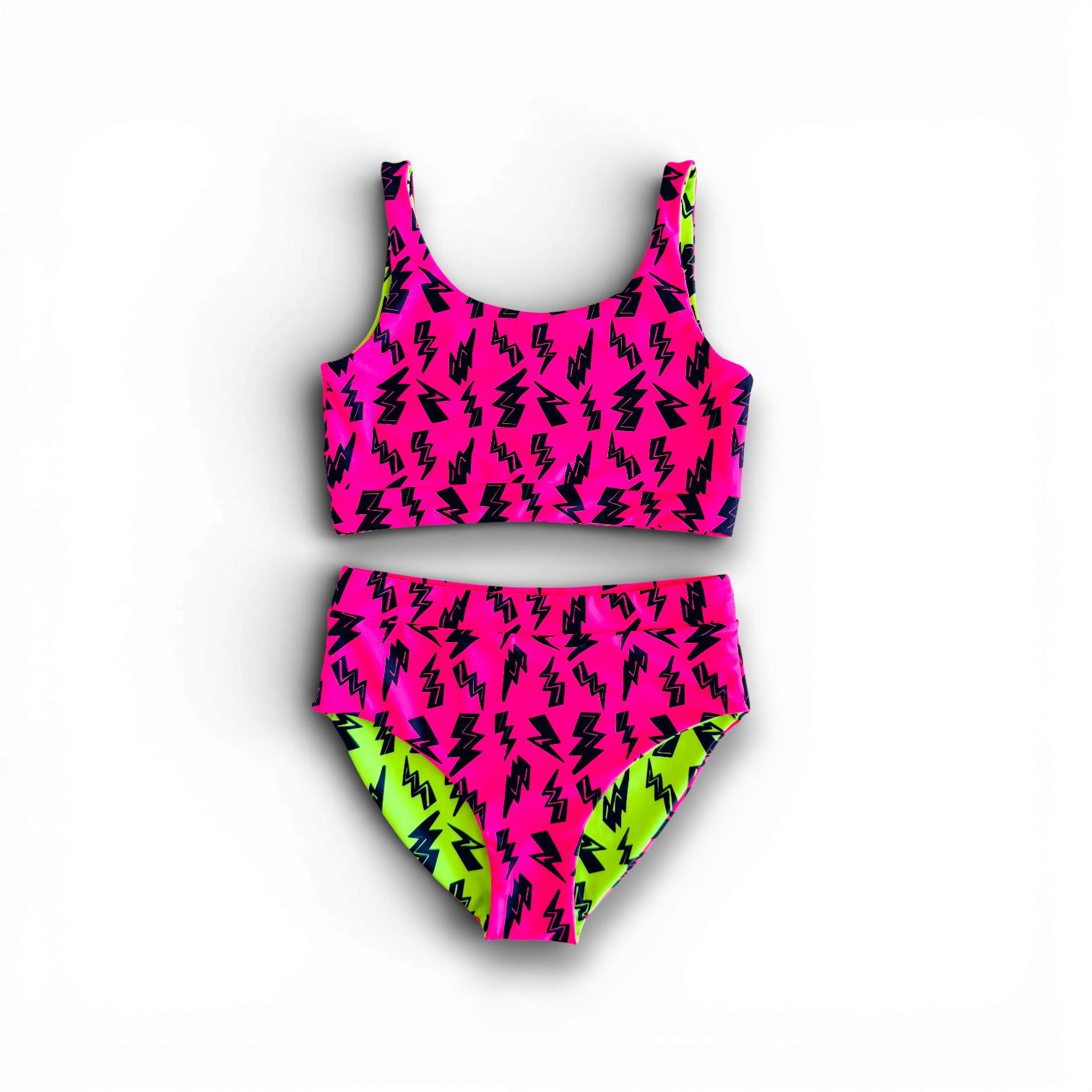 Women’s Reversible Bolt 2-piece Swim Suit
