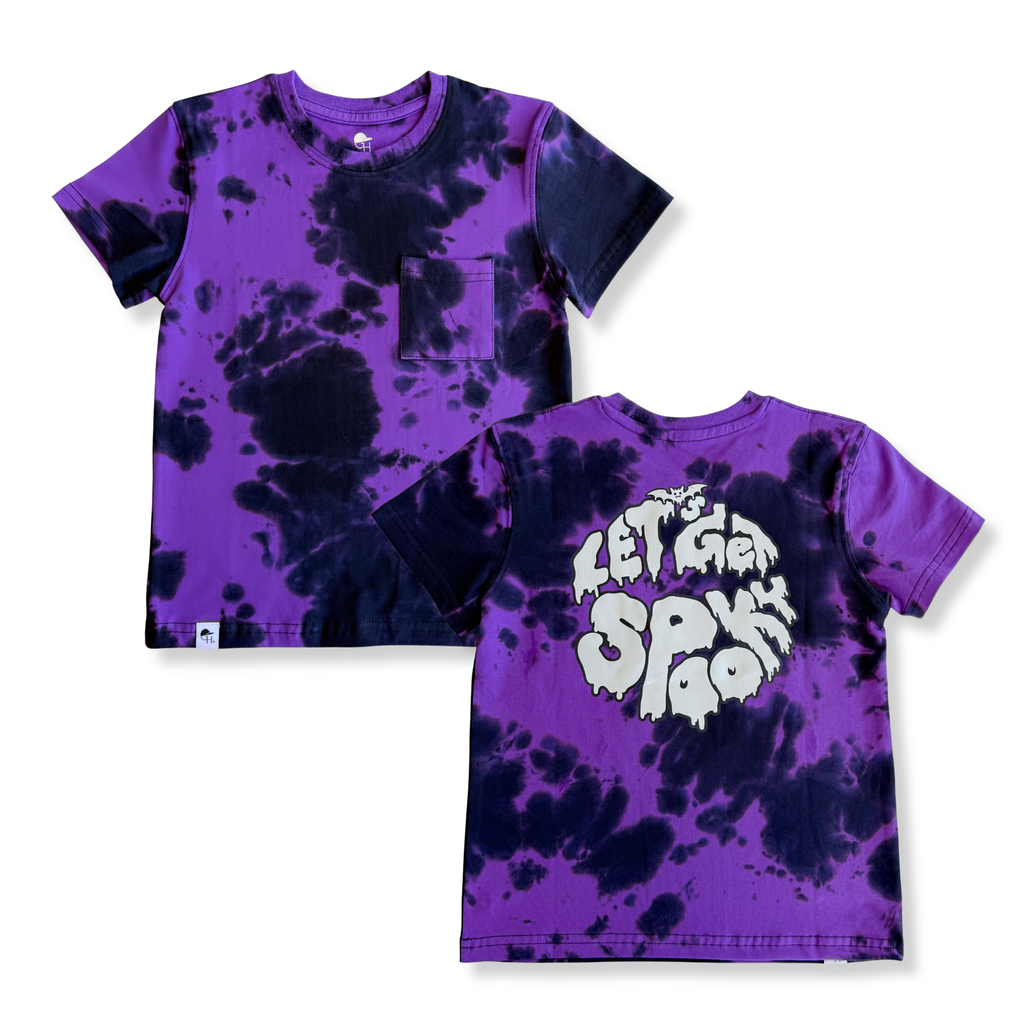 Halloween Acid Wash Cotton Tee