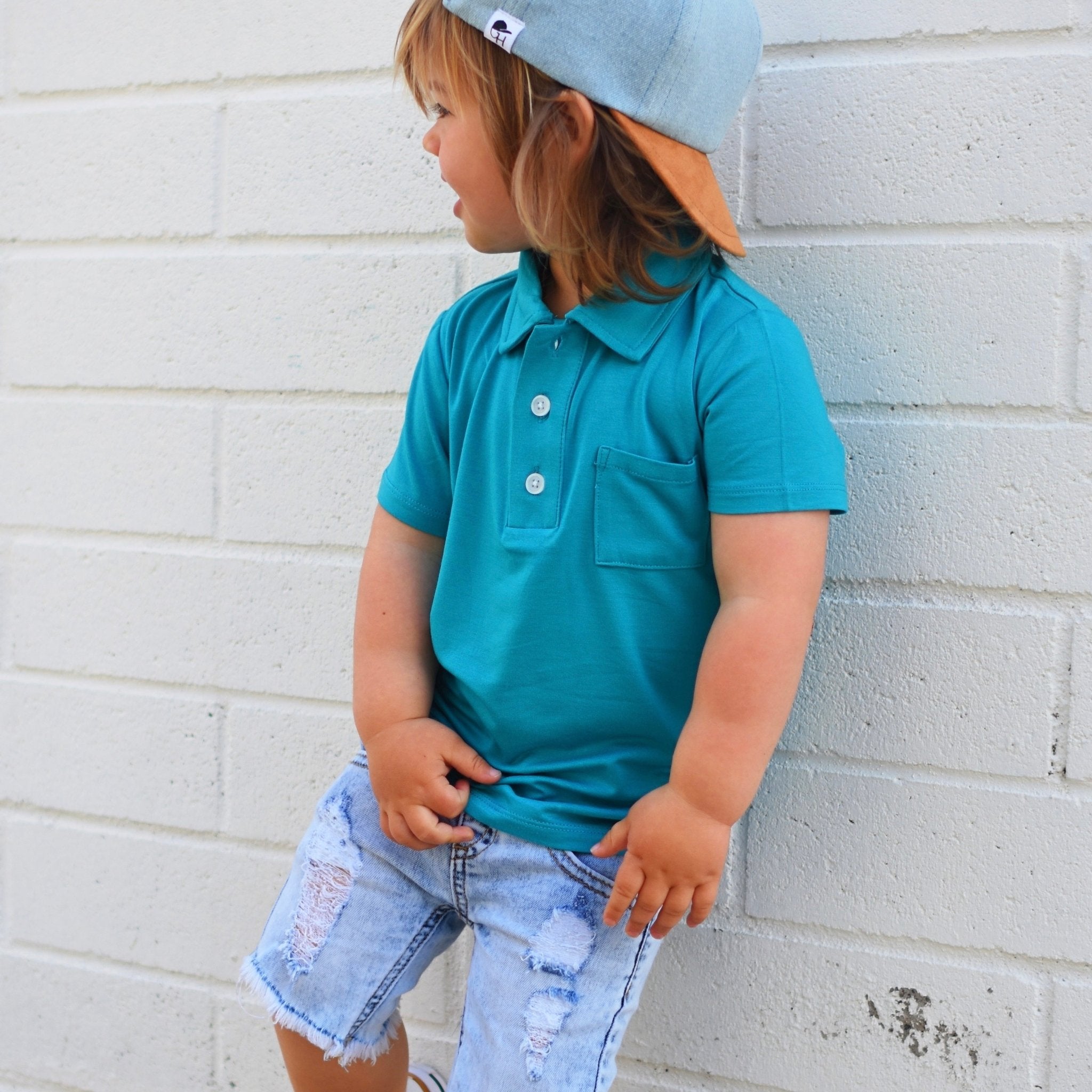 Bamboo Collared Pocket Tee - George Hats