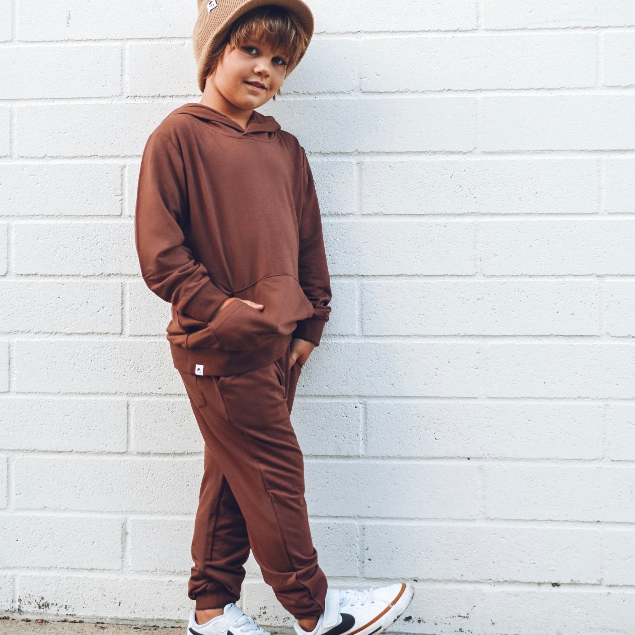 George Hats Bamboo Copper discount Hoodie 3/4T