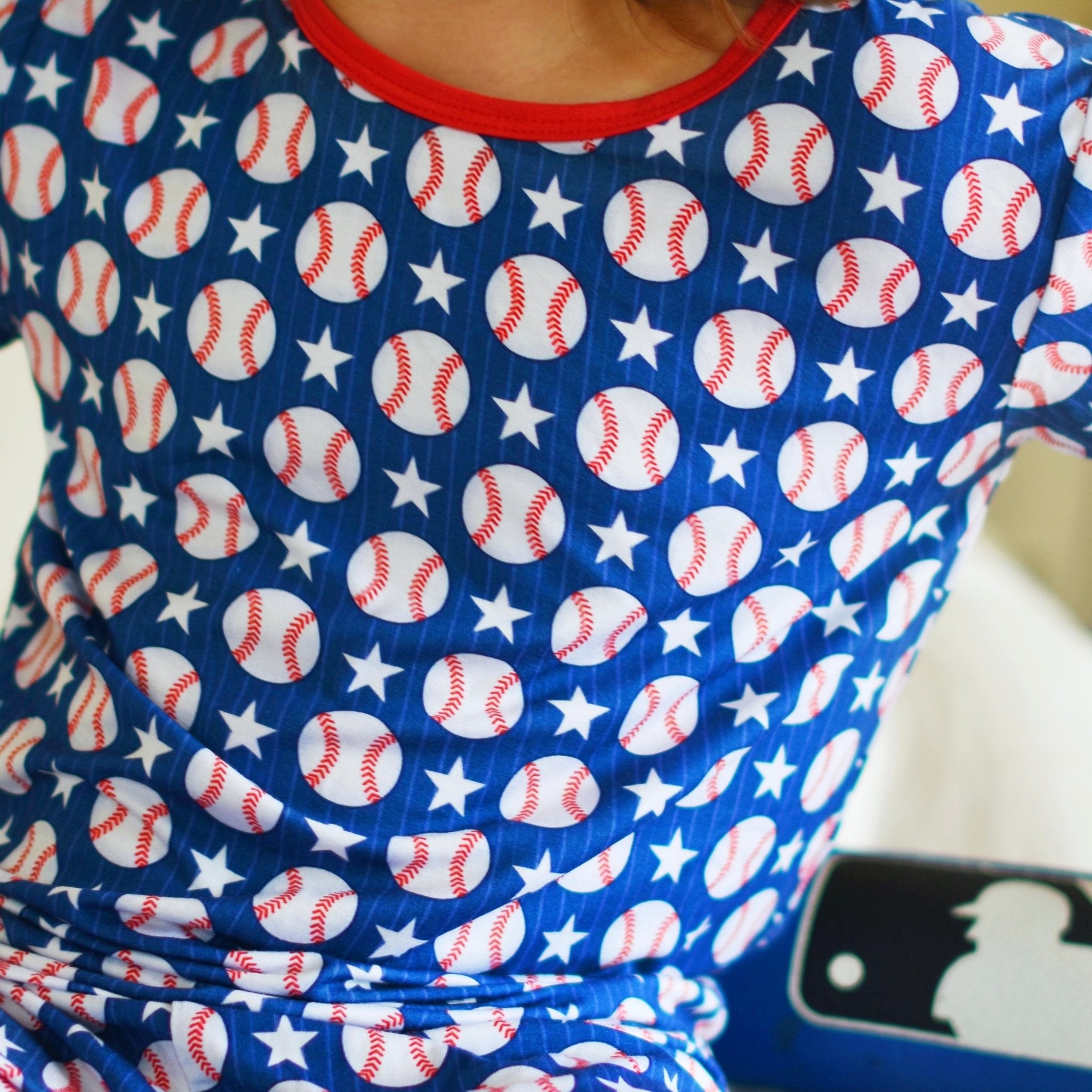 Baseball Short Sleeve Pajamas - George Hats