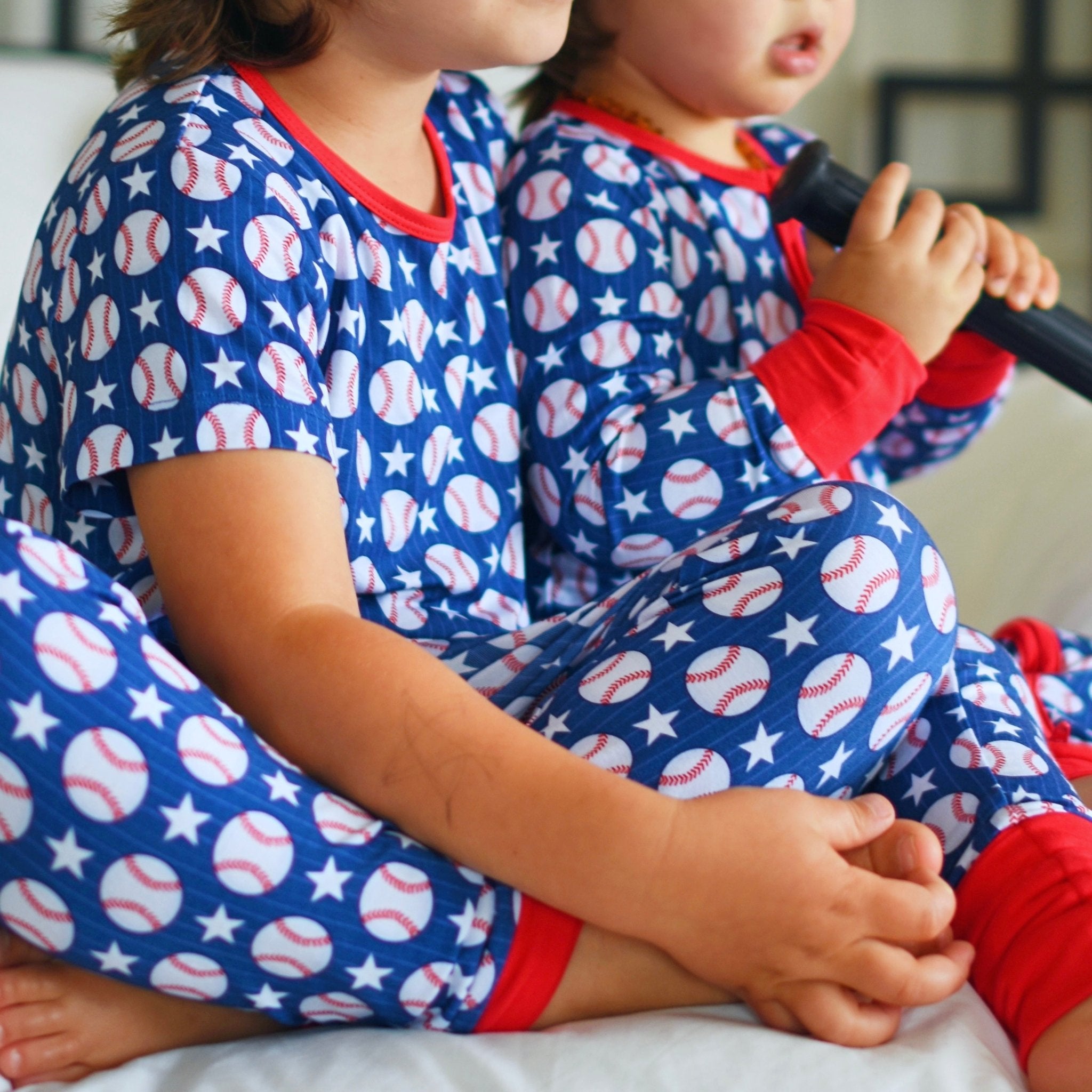 Baseball Short Sleeve Pajamas - George Hats