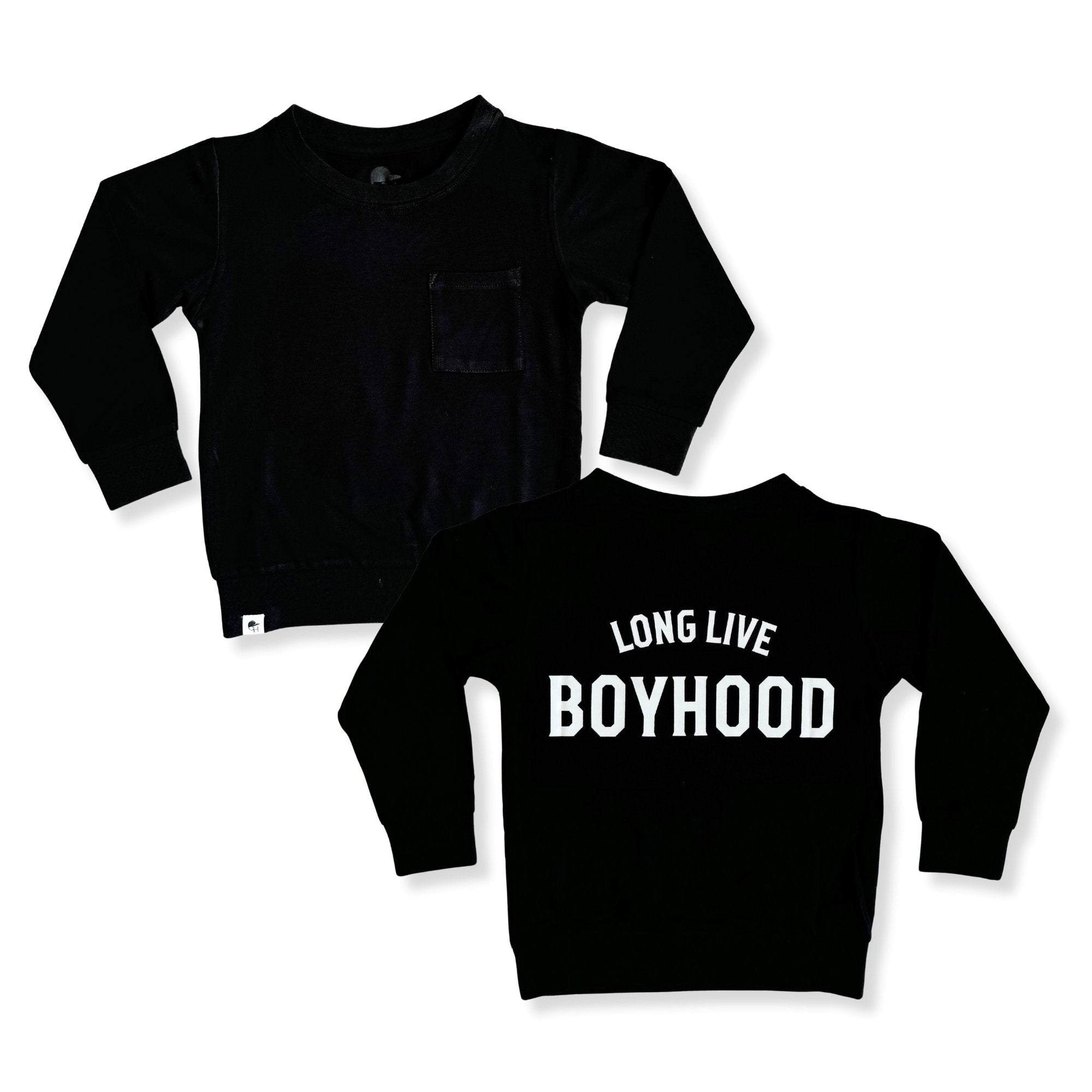 Boyhood Crew LS Bamboo Tee - George Hats