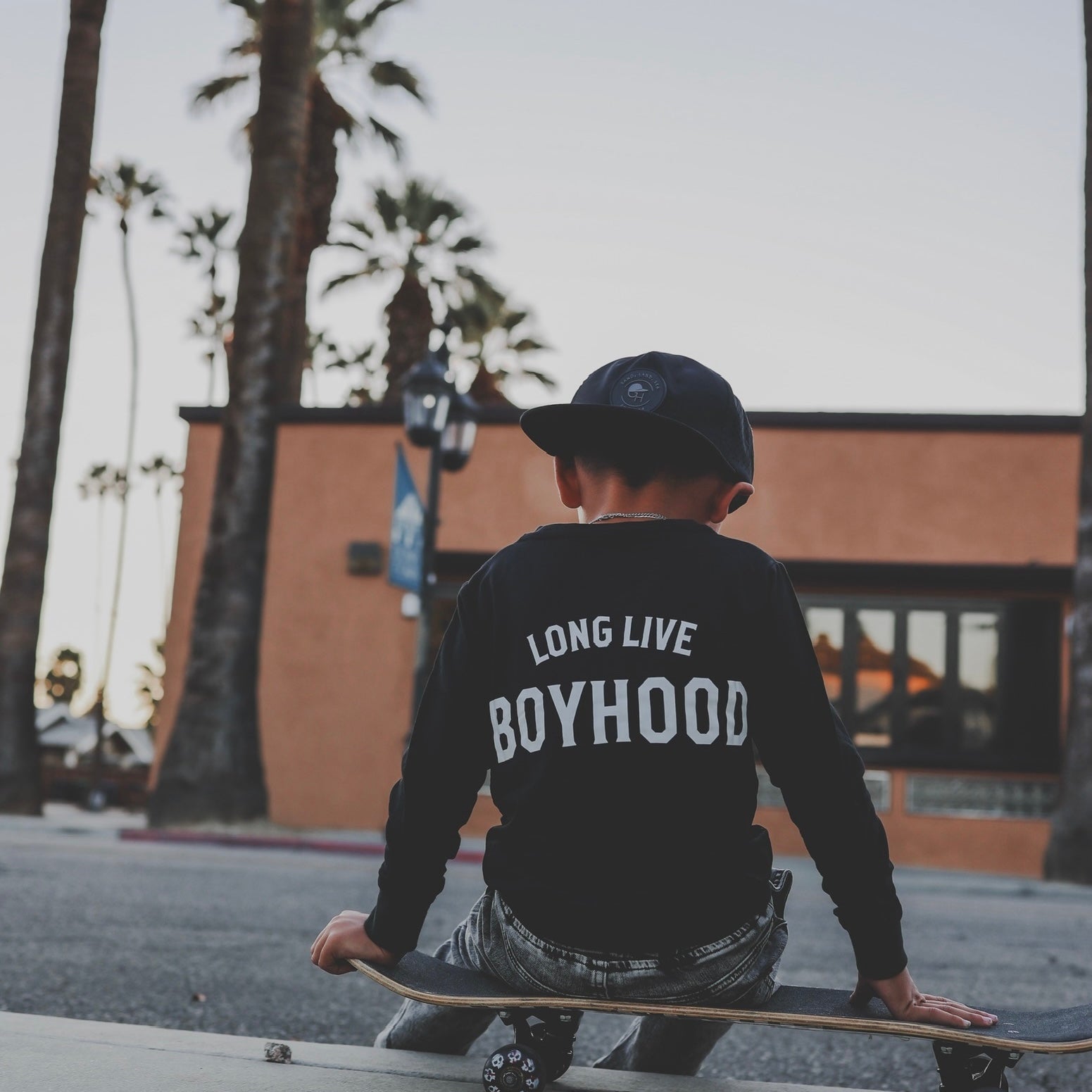 Boyhood Crew LS Bamboo Tee - George Hats